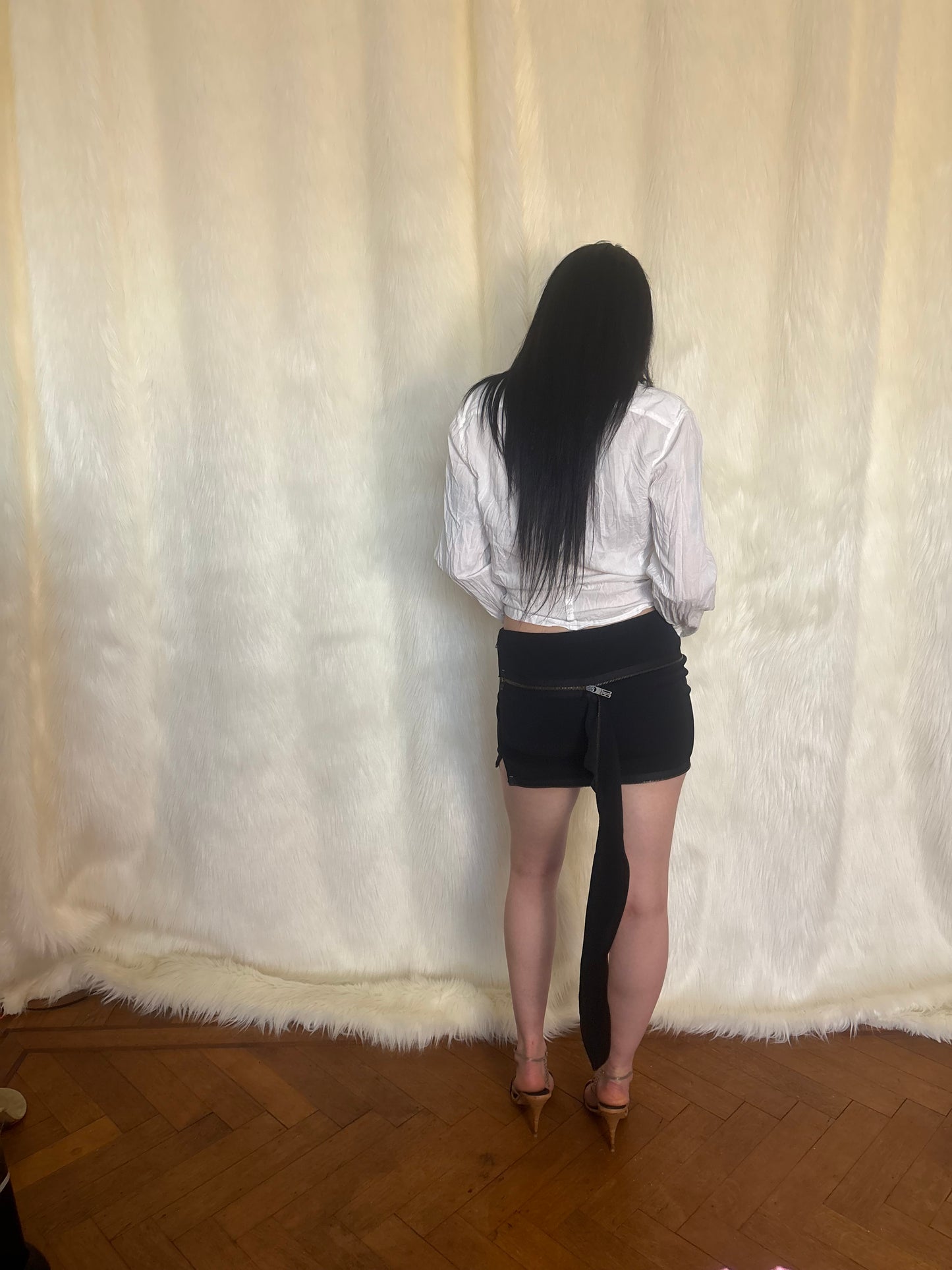 DIRK BIKKEMBERGS FW2004 ZIPPER SKIRT