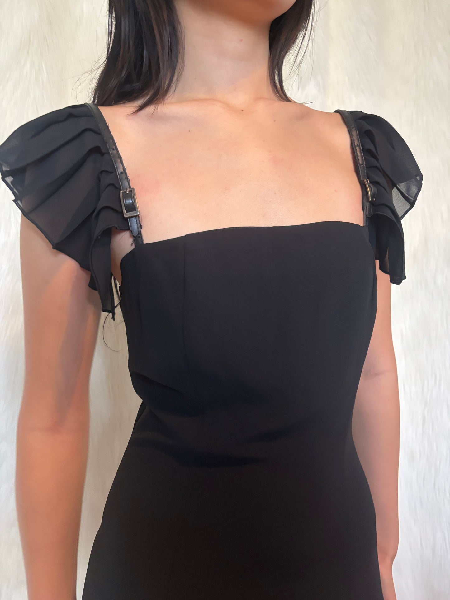 AMAYA ARZUAGA BLACK DRESS