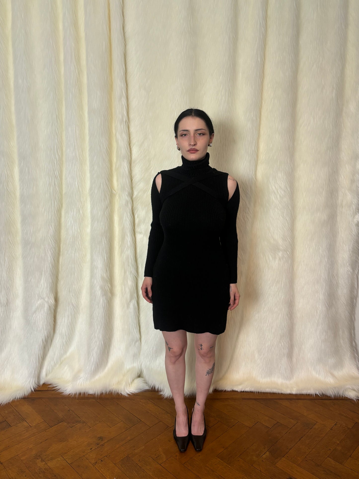 JEAN PAUL GAULTIER DETACHABLE SLEEVES DRESS