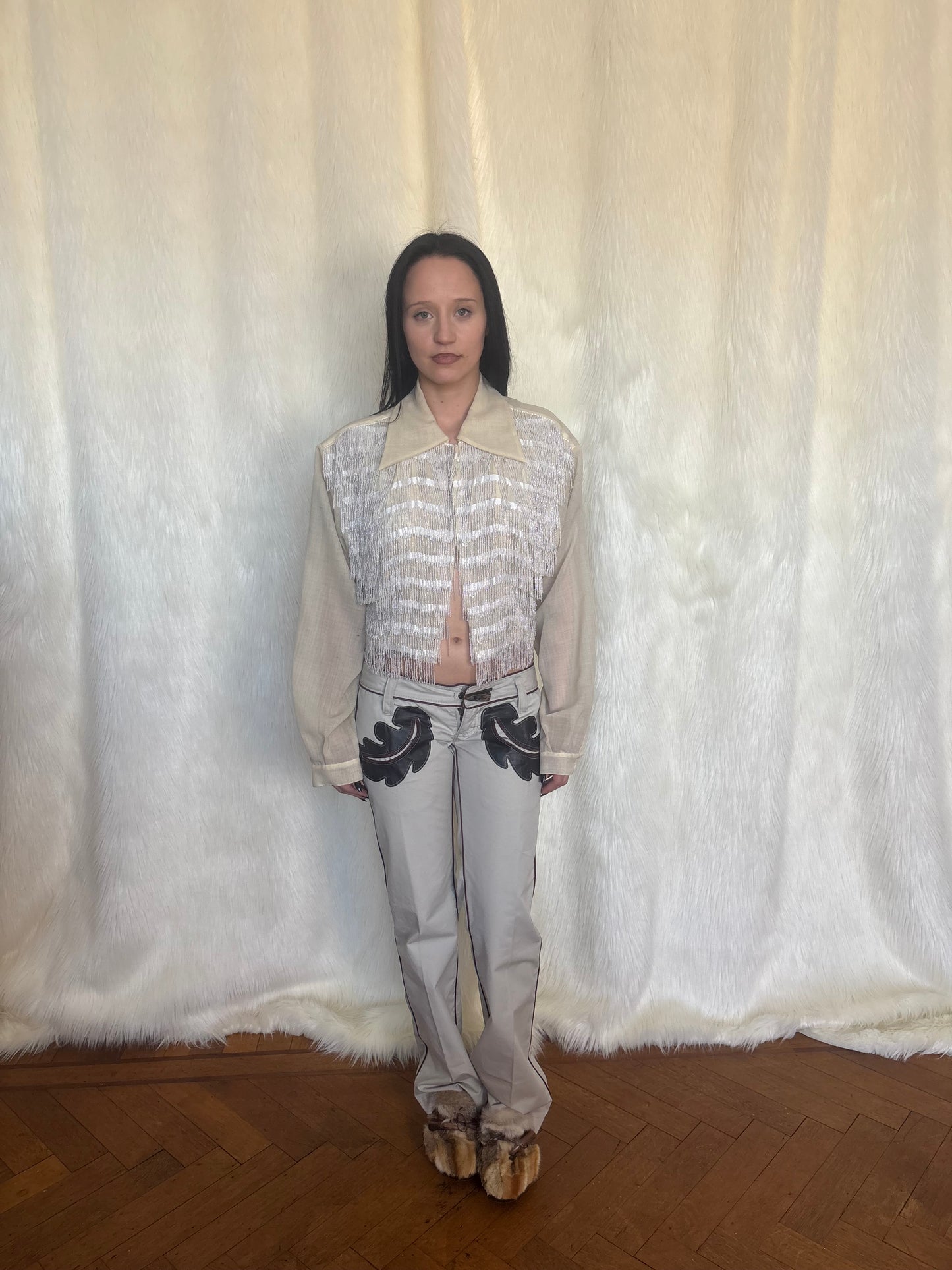 CALUGI E GIANELLI EMBELLISHED SHIRT