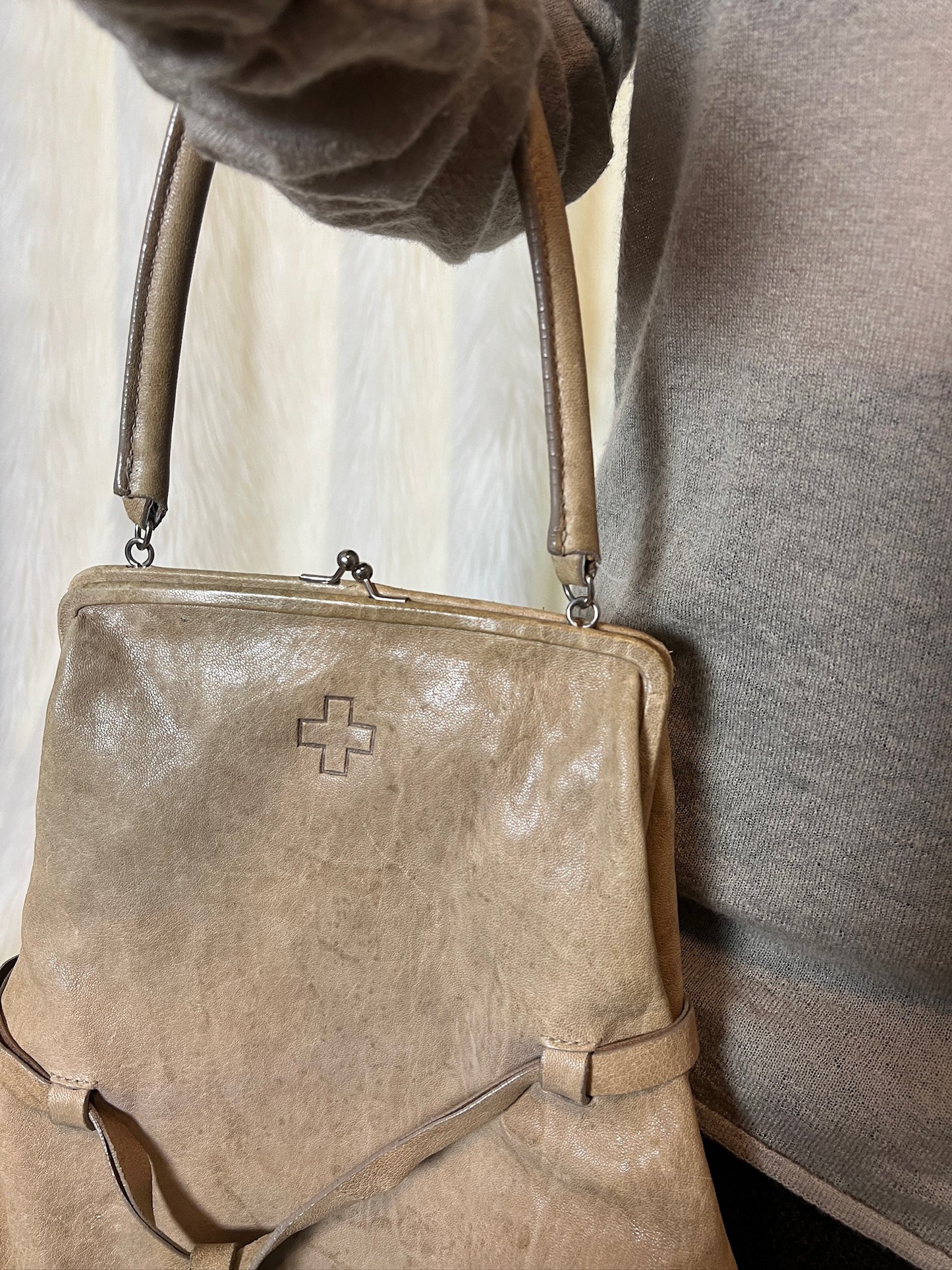 AF VANDEVORST LEATHER BAG