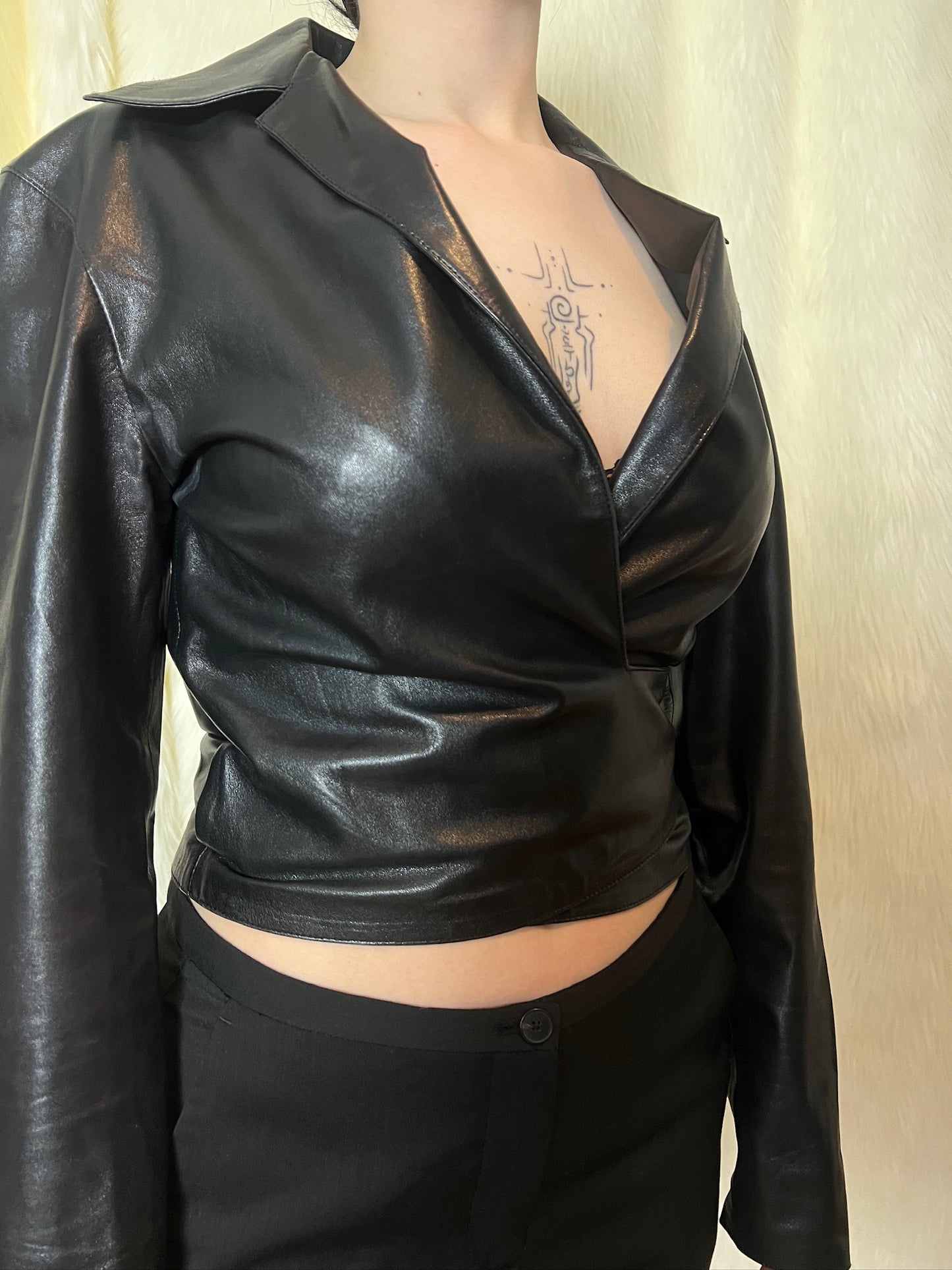 GUCCI TOM FORD LEATHER JACKET