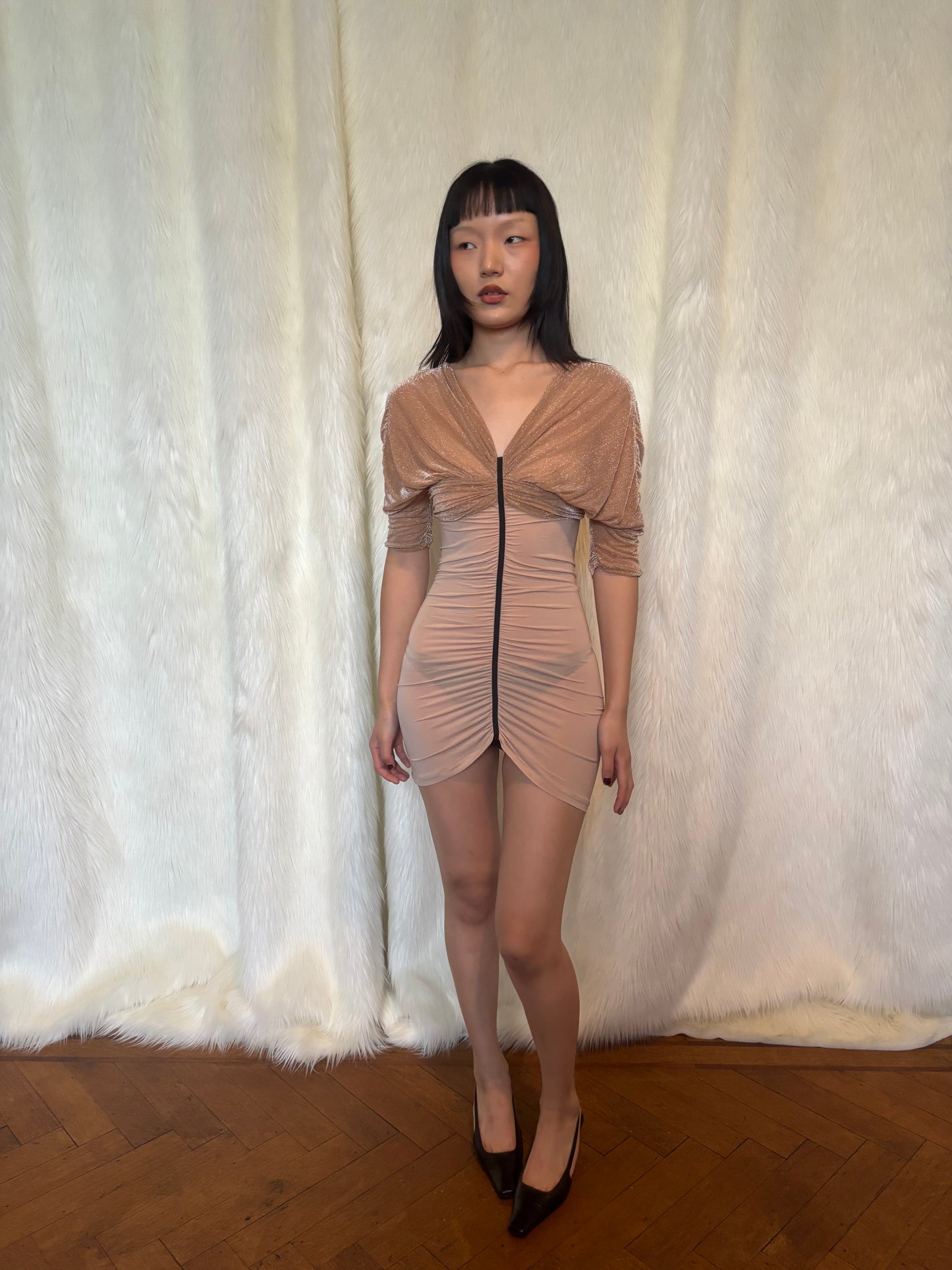 BALENCIAGA SS2008 MESH DRESS