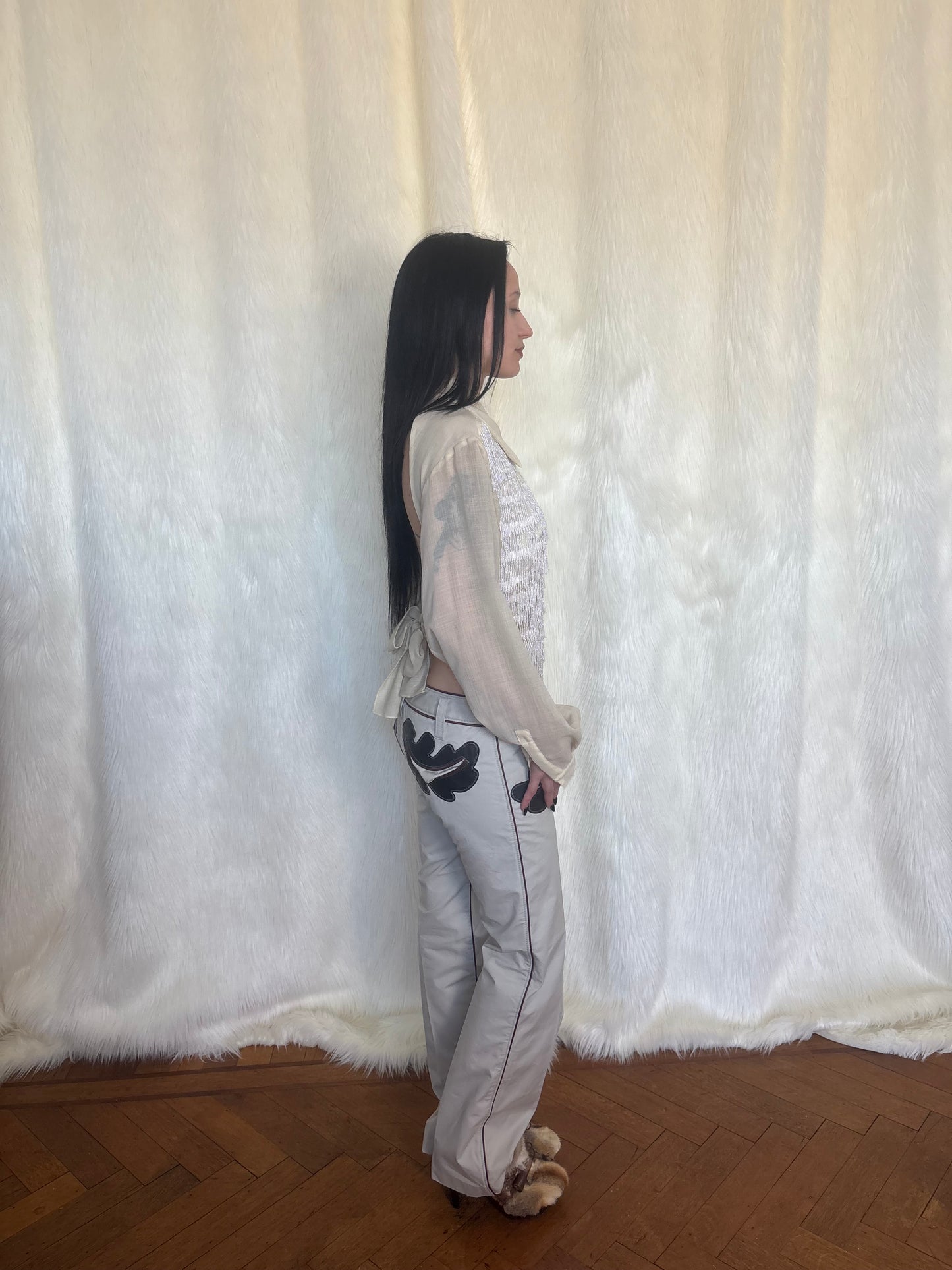 CALUGI E GIANELLI EMBELLISHED SHIRT