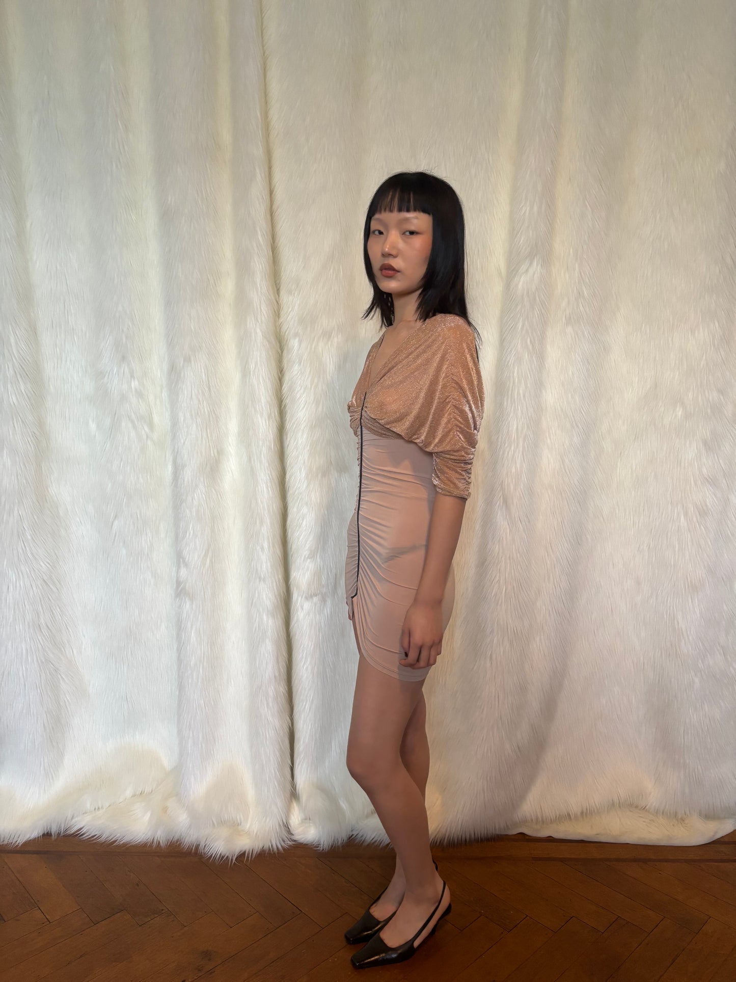 BALENCIAGA SS2008 MESH DRESS