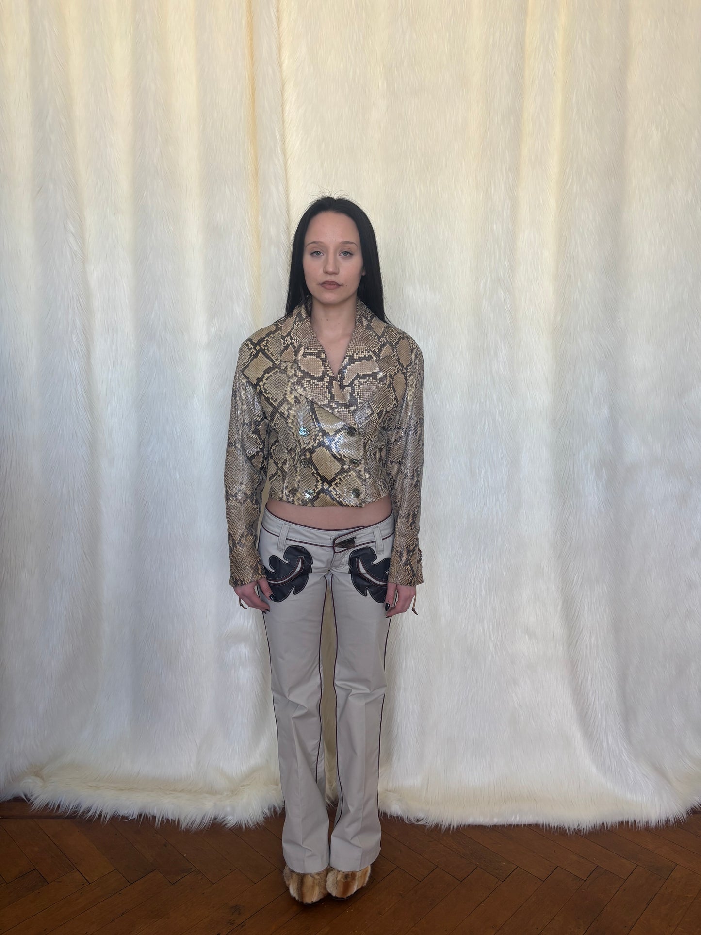 MARTINE SITBON 80’S PYTHON VEST