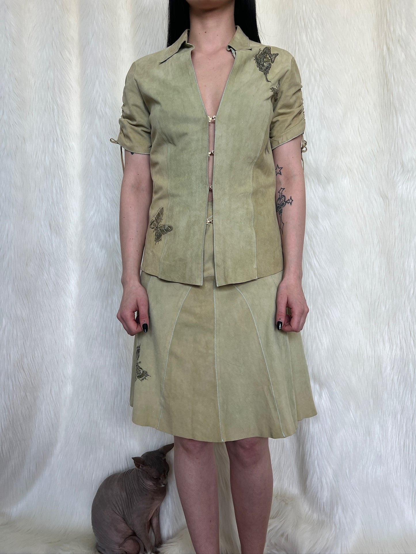 ROBERTO CAVALLI SS2003 LEATHER SET