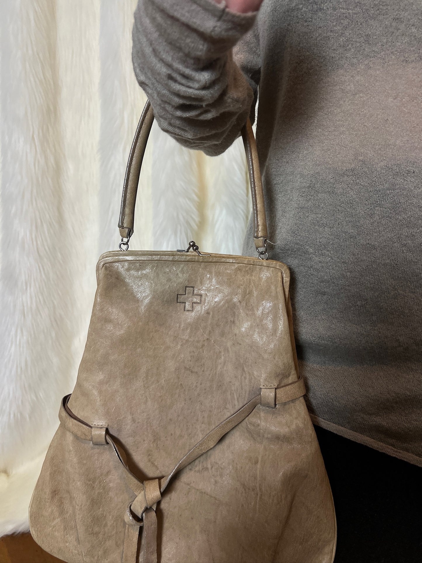 AF VANDEVORST LEATHER BAG