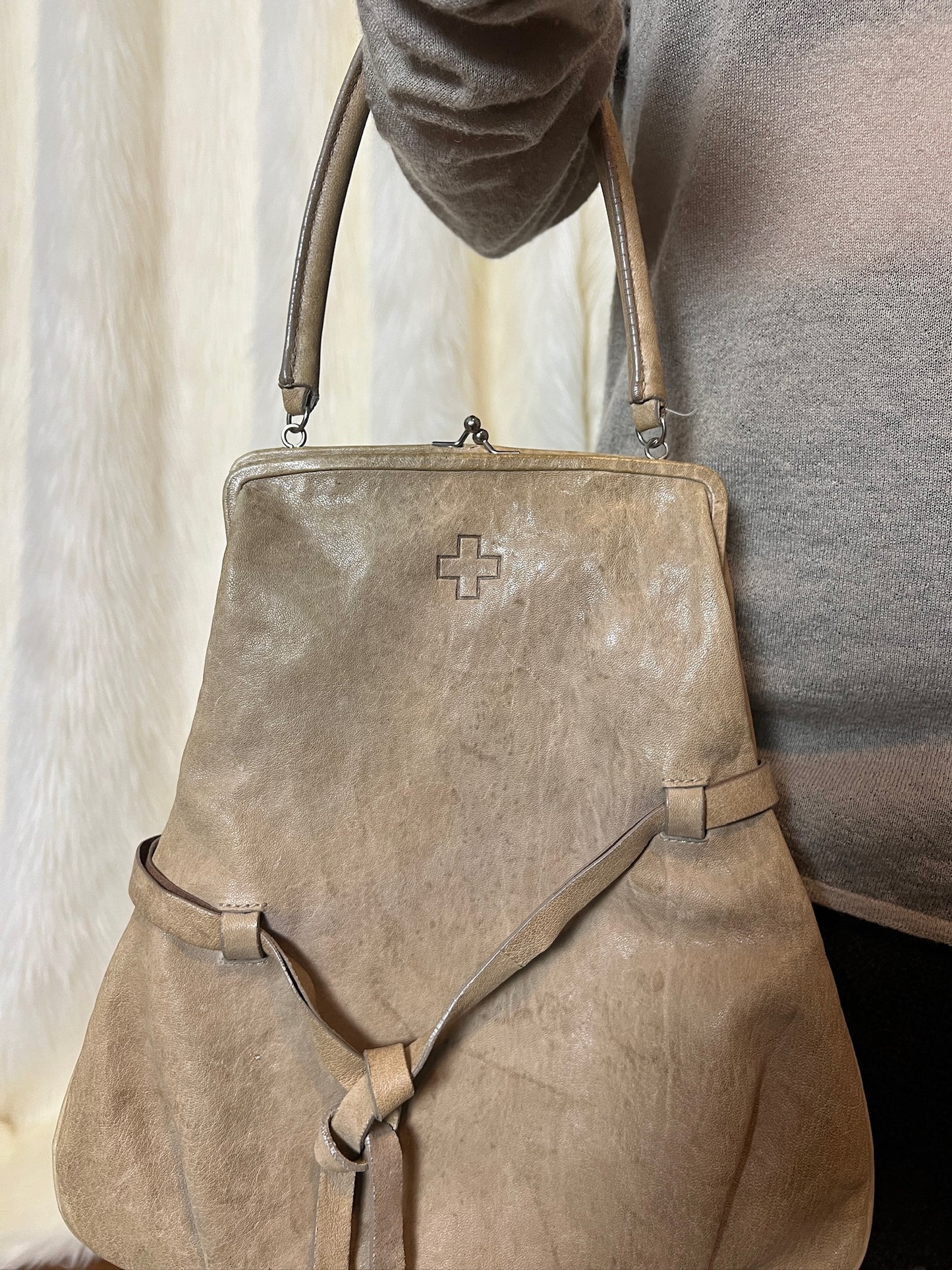 AF VANDEVORST LEATHER BAG