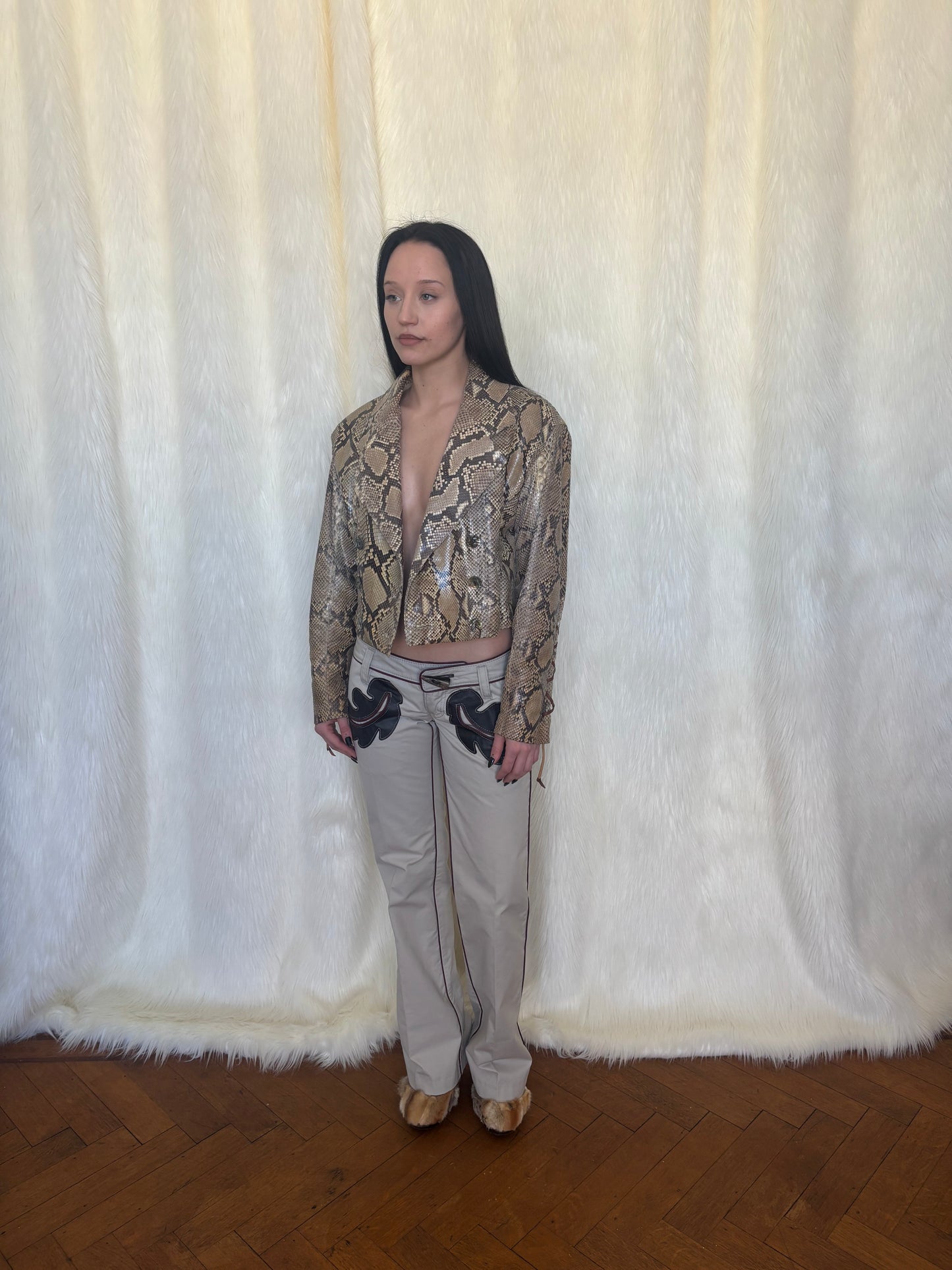 MARTINE SITBON 80’S PYTHON VEST