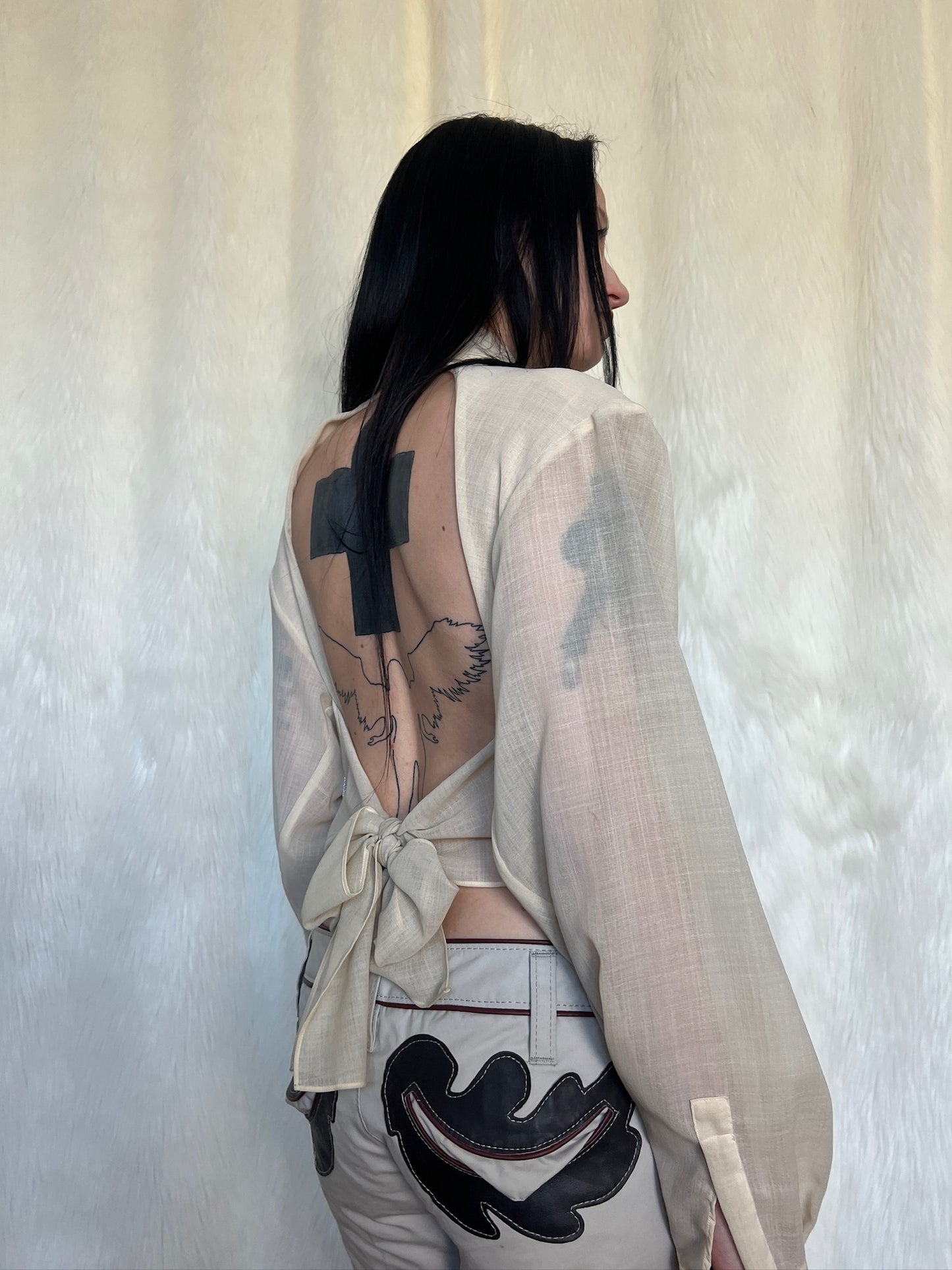 CALUGI E GIANELLI EMBELLISHED SHIRT