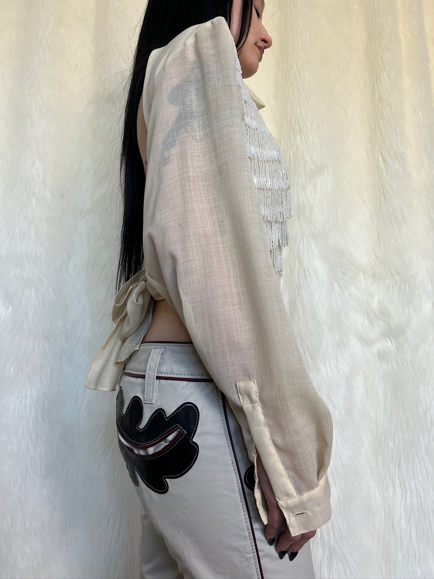 CALUGI E GIANELLI EMBELLISHED SHIRT