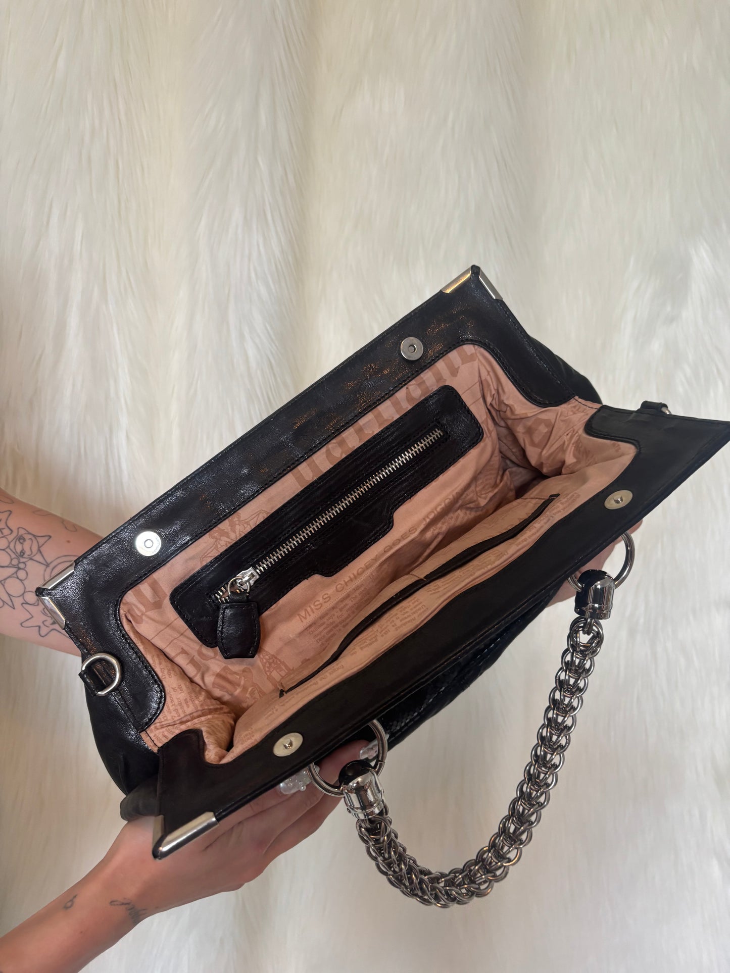 JOHN GALLIANO PYTHON BAG