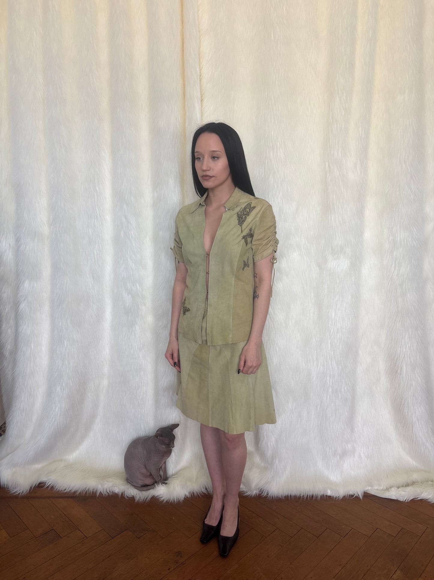 ROBERTO CAVALLI SS2003 LEATHER SET