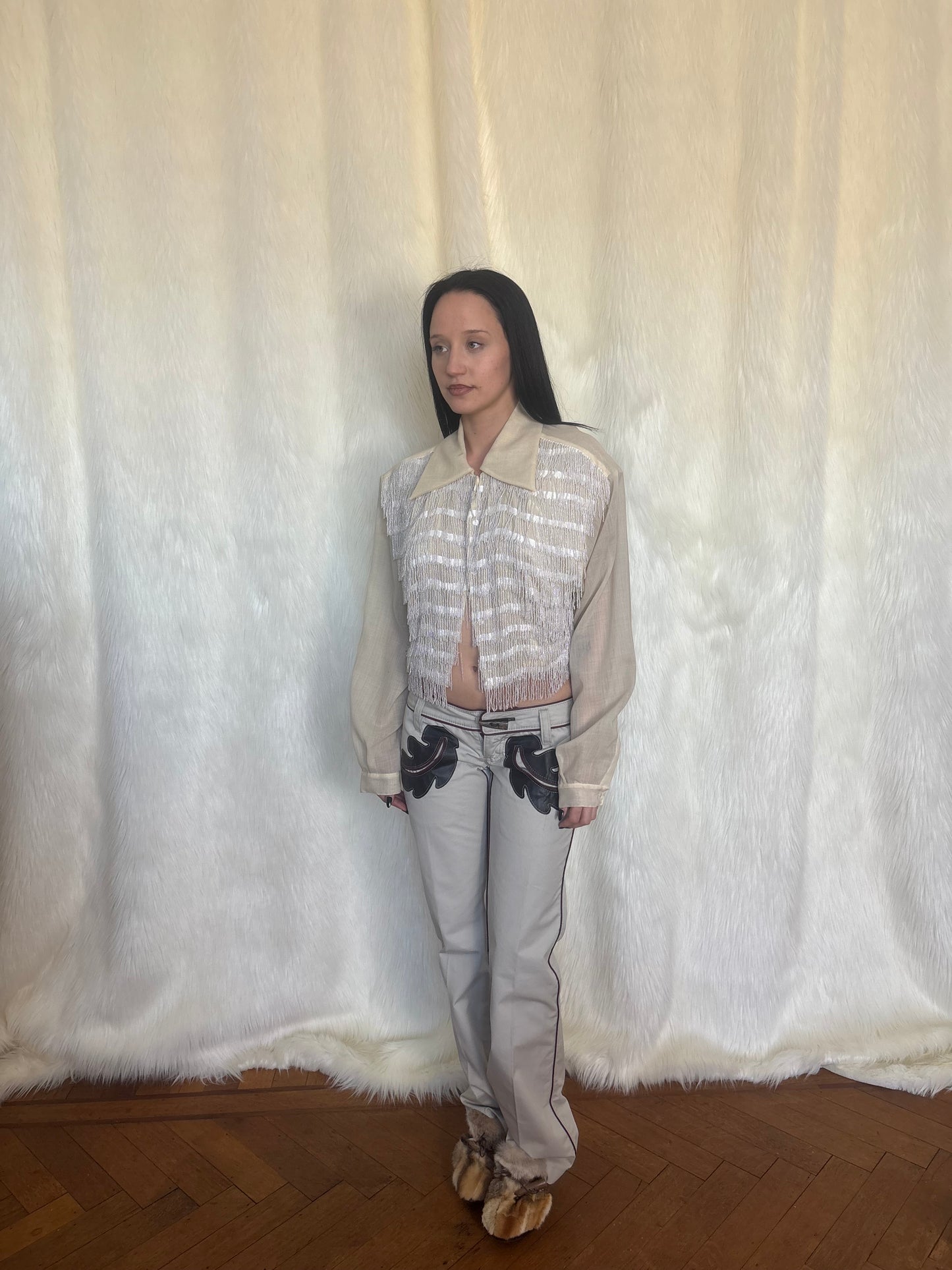 CALUGI E GIANELLI EMBELLISHED SHIRT