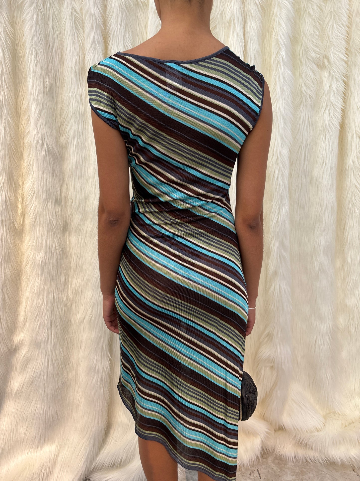 CHLOÉ F/W2000 BY STELLA ASYMMETRIC DRESS