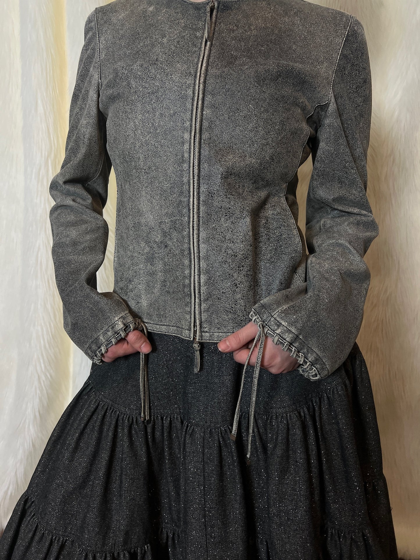 EMPORIO ARMANI SS2003 LEATHER JACKET