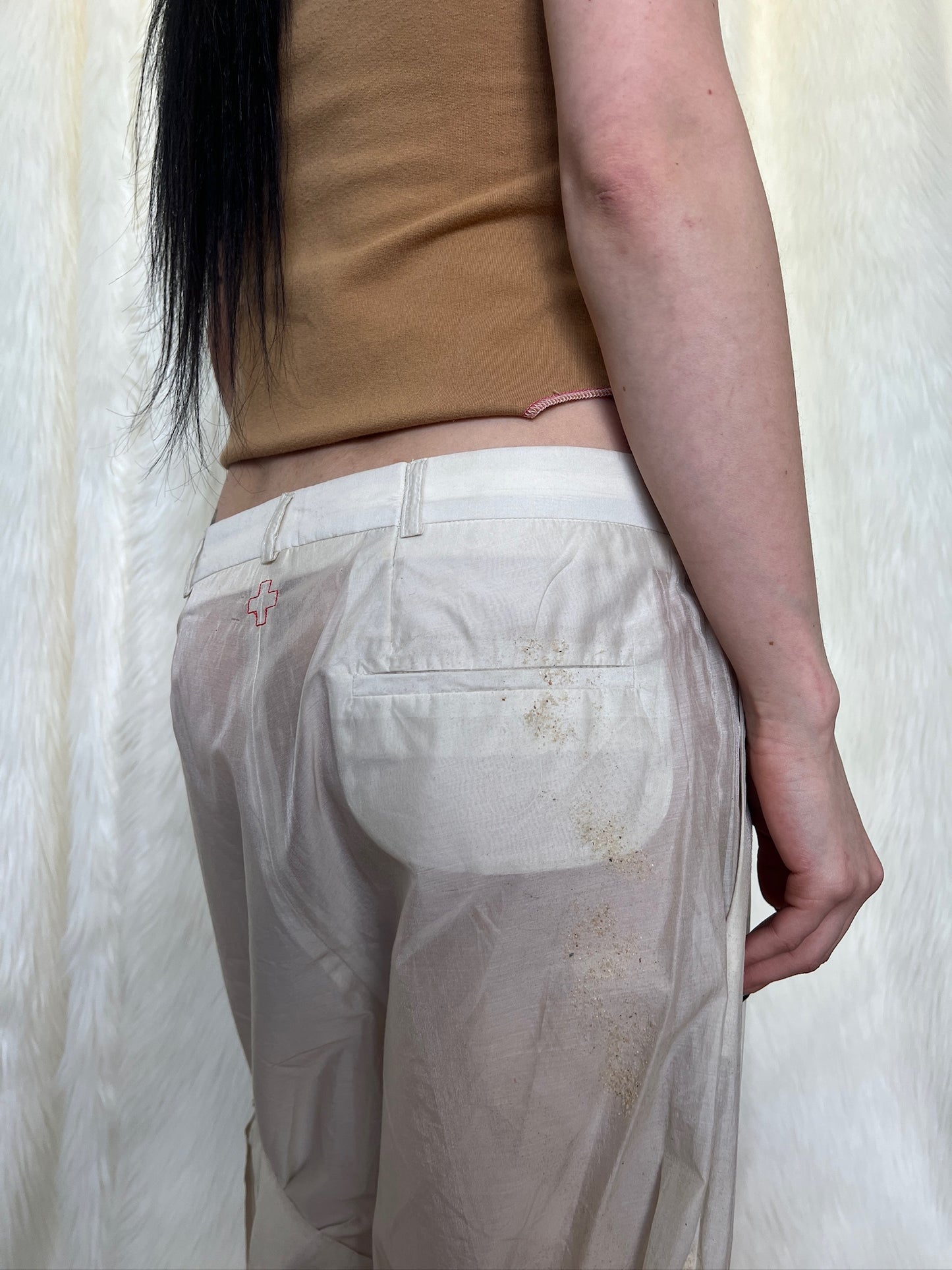 AF VANDEVORST SS2014 ZAND SHORTS