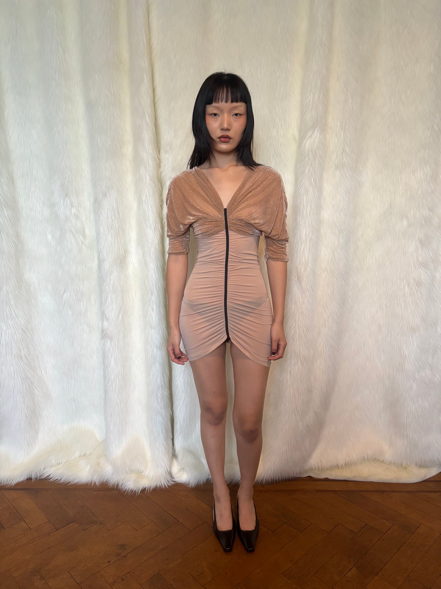 BALENCIAGA SS2008 MESH DRESS