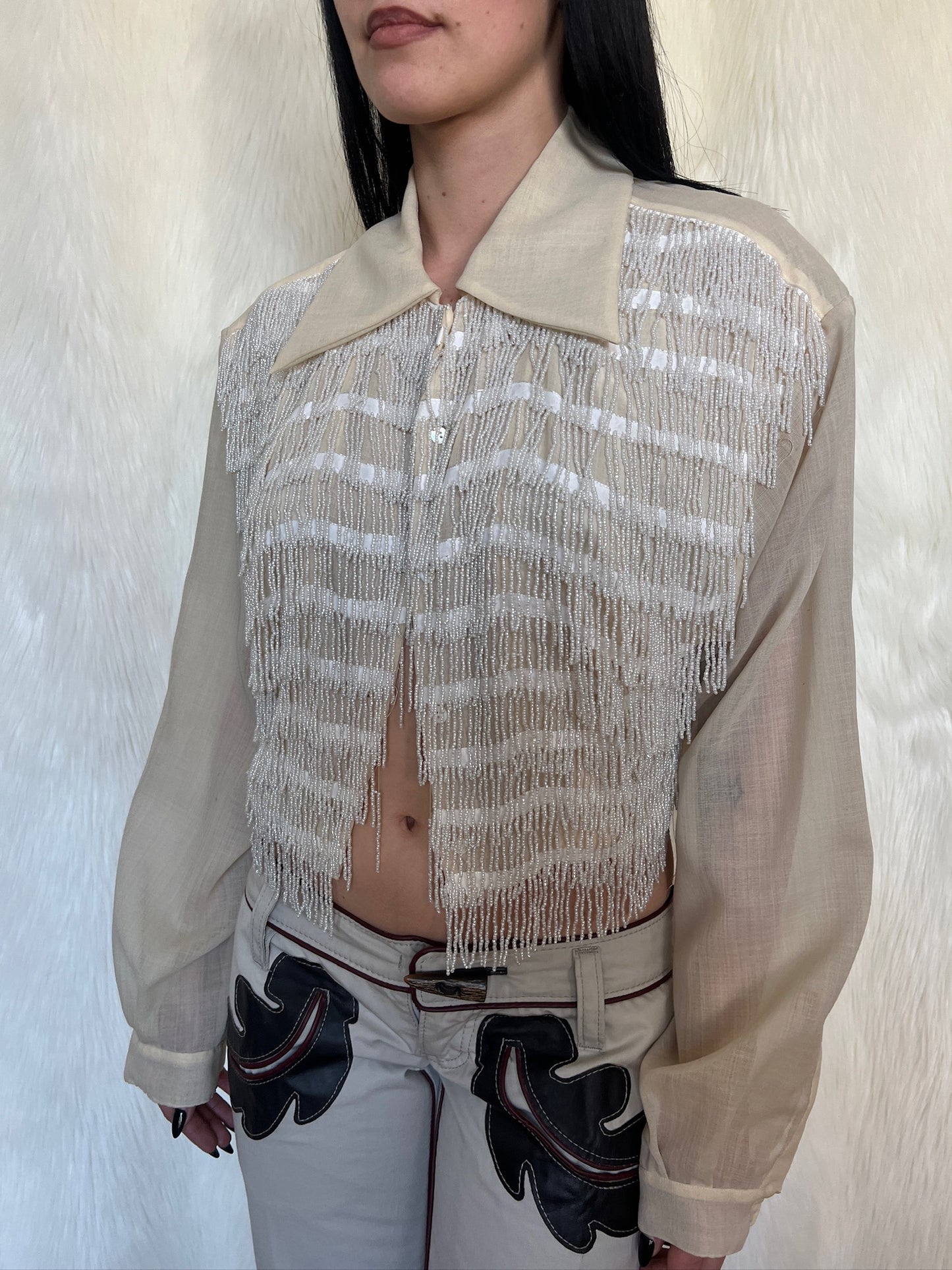 CALUGI E GIANELLI EMBELLISHED SHIRT