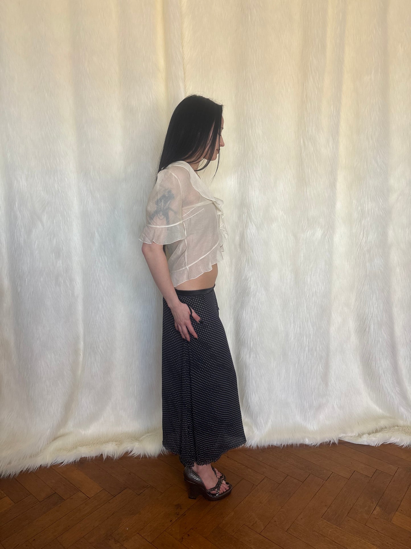 MARGIELA FW2002 POLKA DOT SKIRT