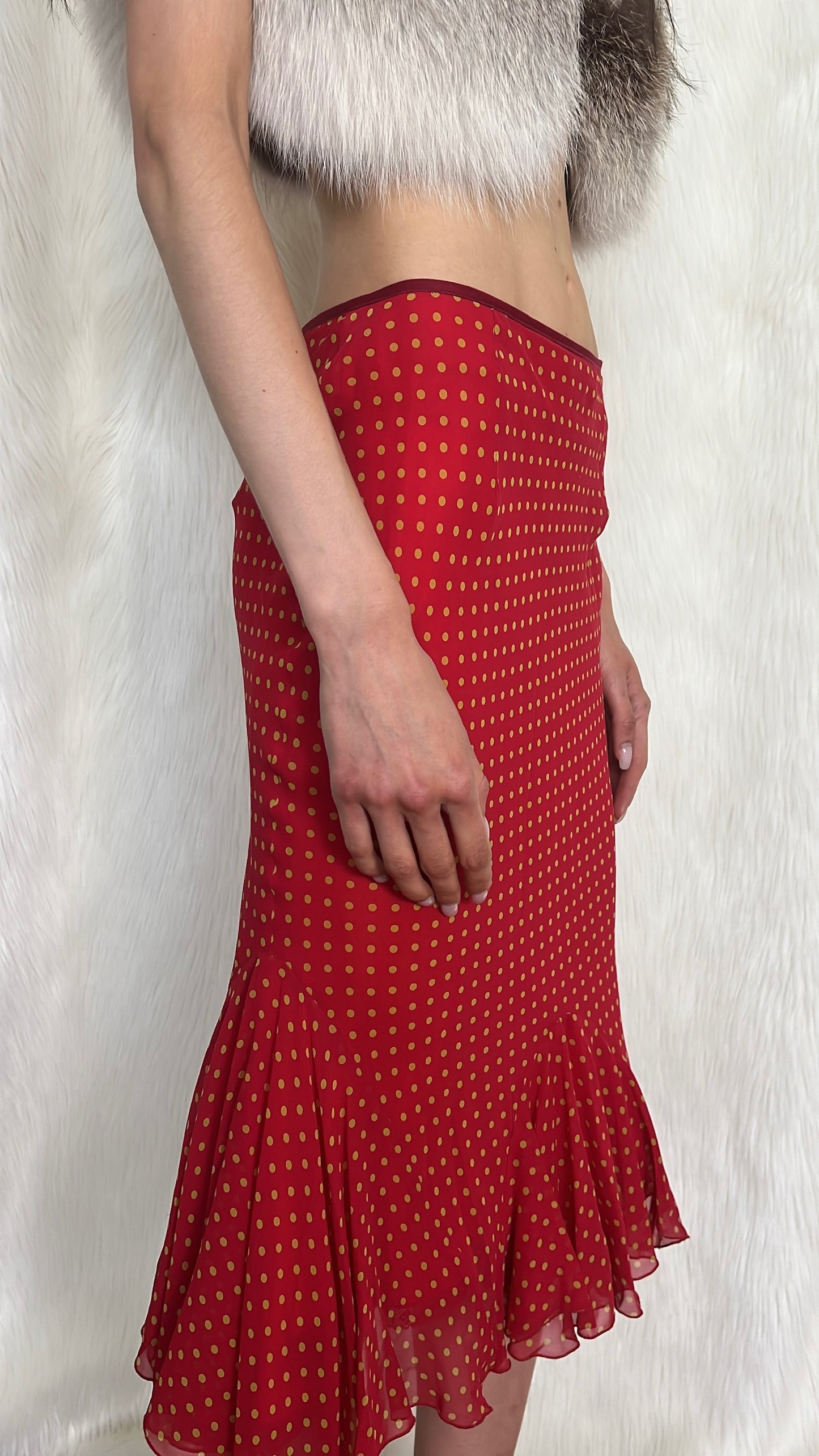PAUL SMITH F/W2005 SILK SKIRT
