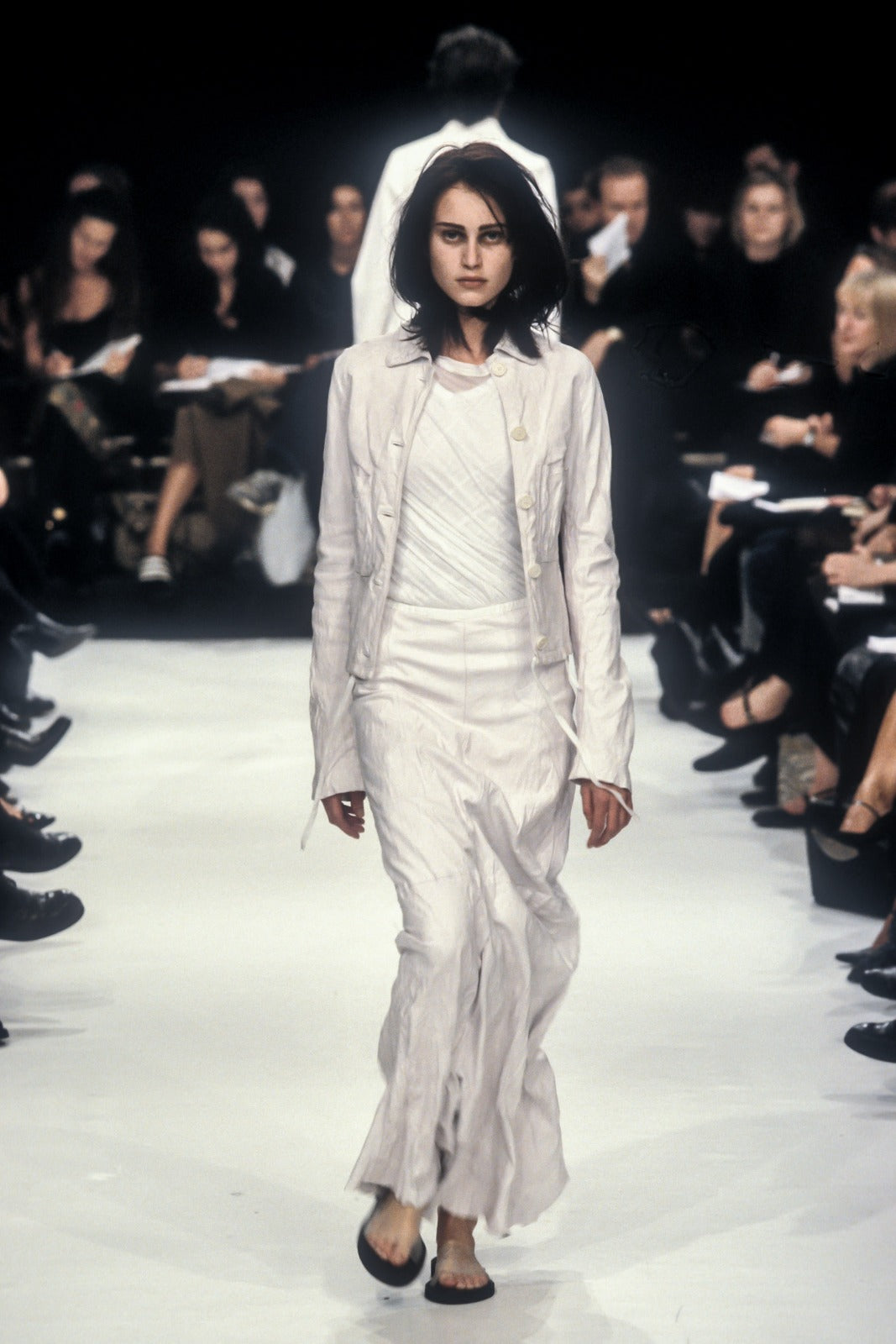 ANN DEMEULEMEESTER SS1999 WRINKLED SHIRT