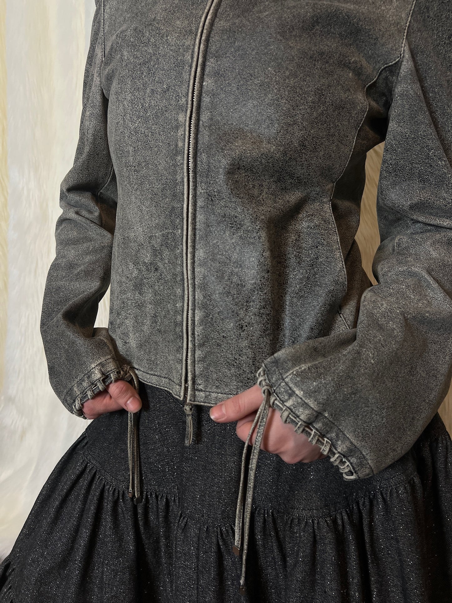 EMPORIO ARMANI SS2003 LEATHER JACKET