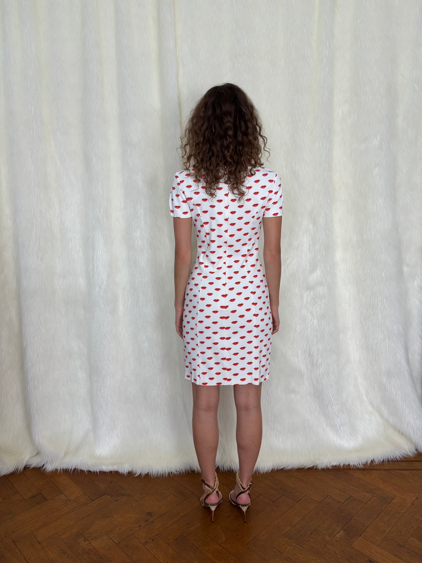 PRADA LIP PRINT DRESS