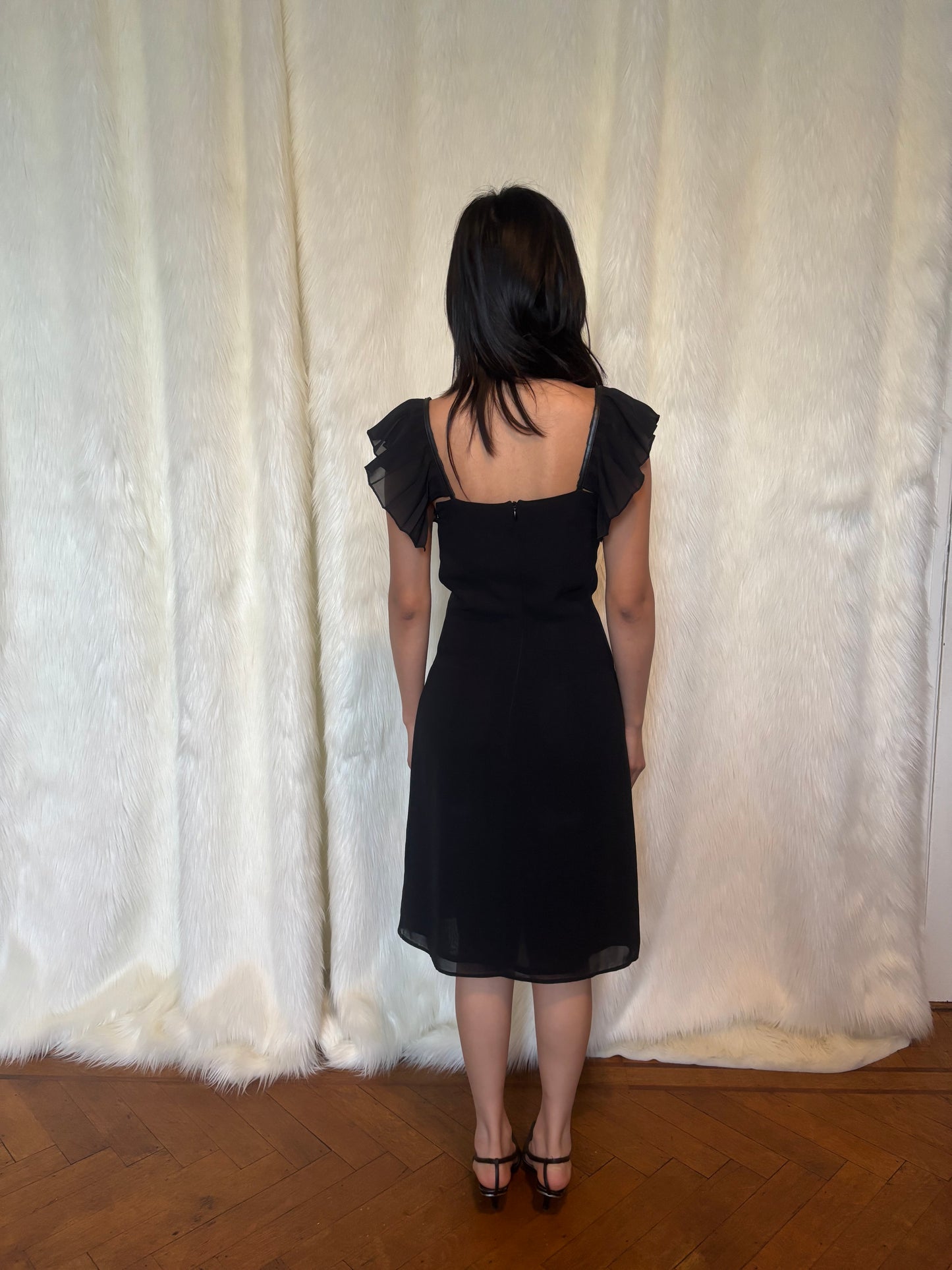 AMAYA ARZUAGA BLACK DRESS