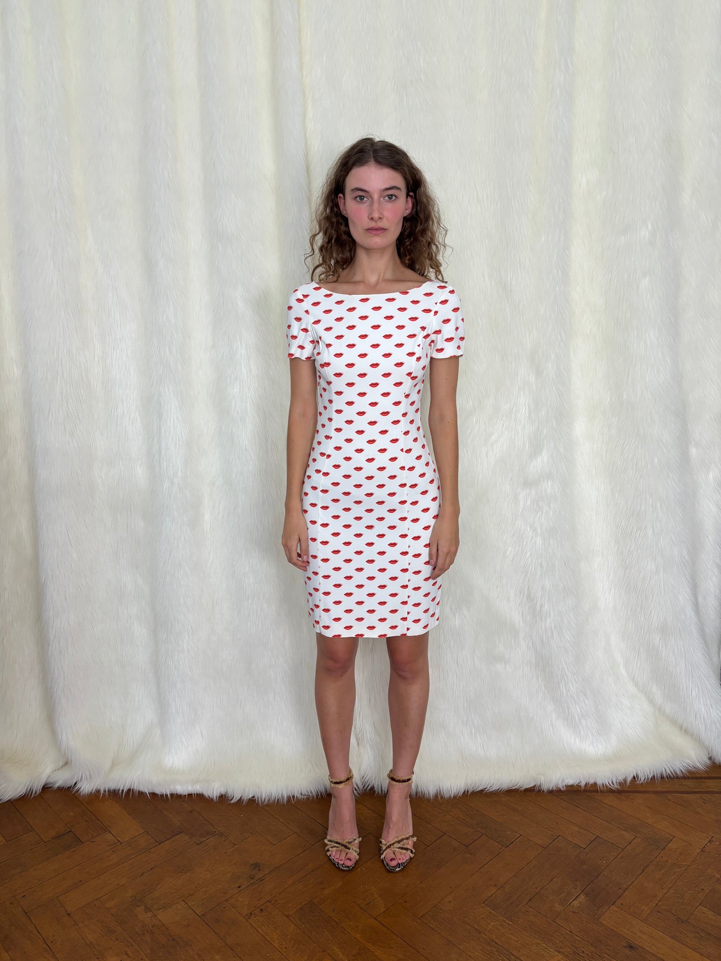 PRADA LIP PRINT DRESS