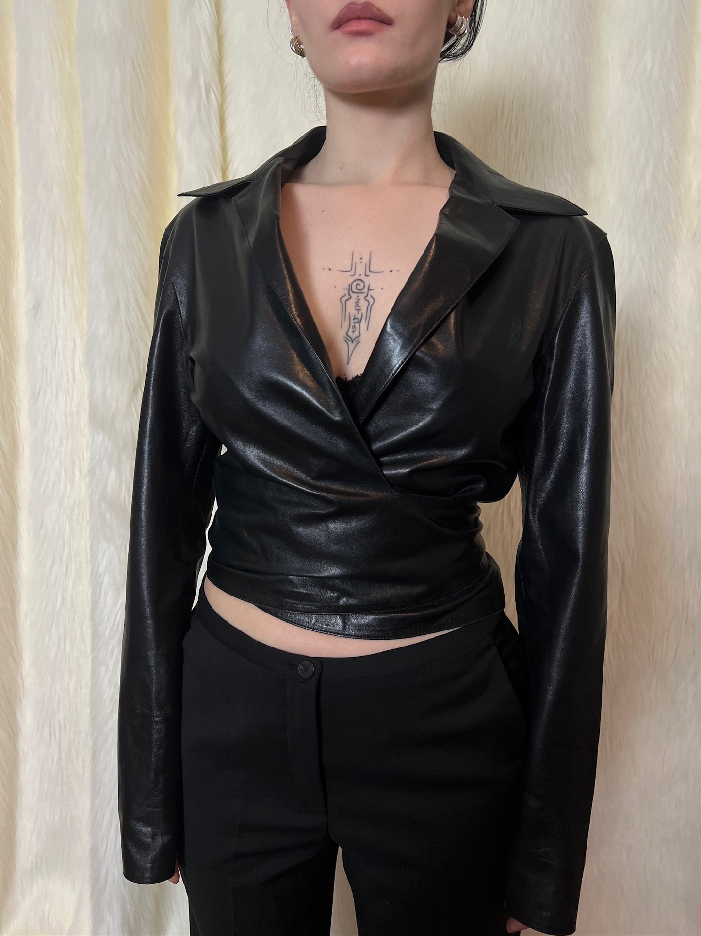 GUCCI TOM FORD LEATHER JACKET
