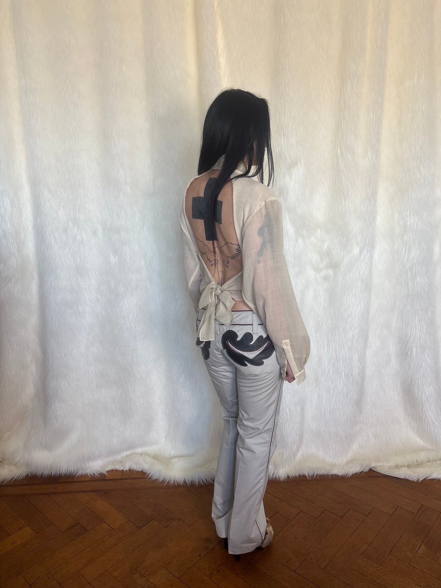 CALUGI E GIANELLI EMBELLISHED SHIRT