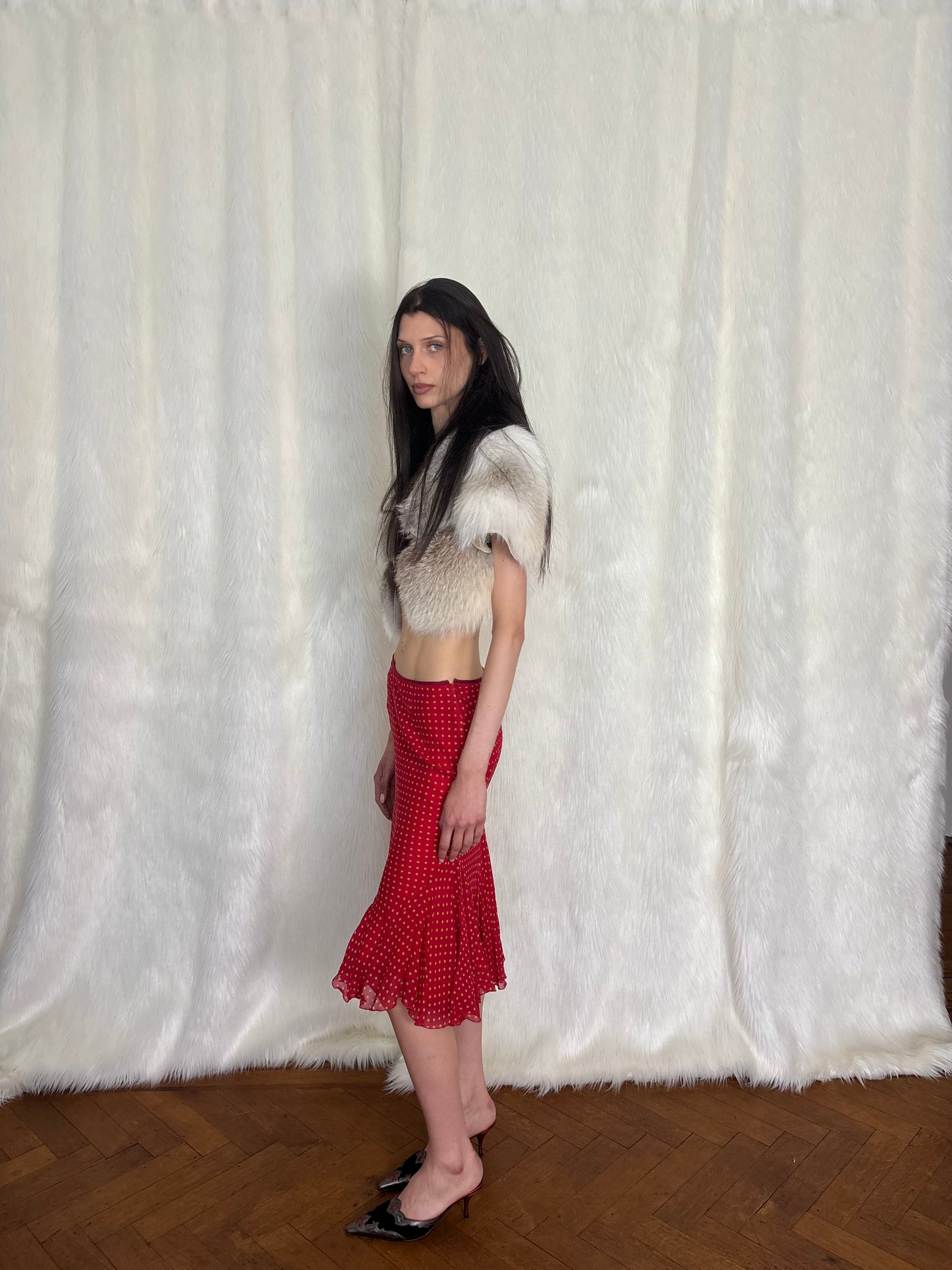 PAUL SMITH F/W2005 SILK SKIRT
