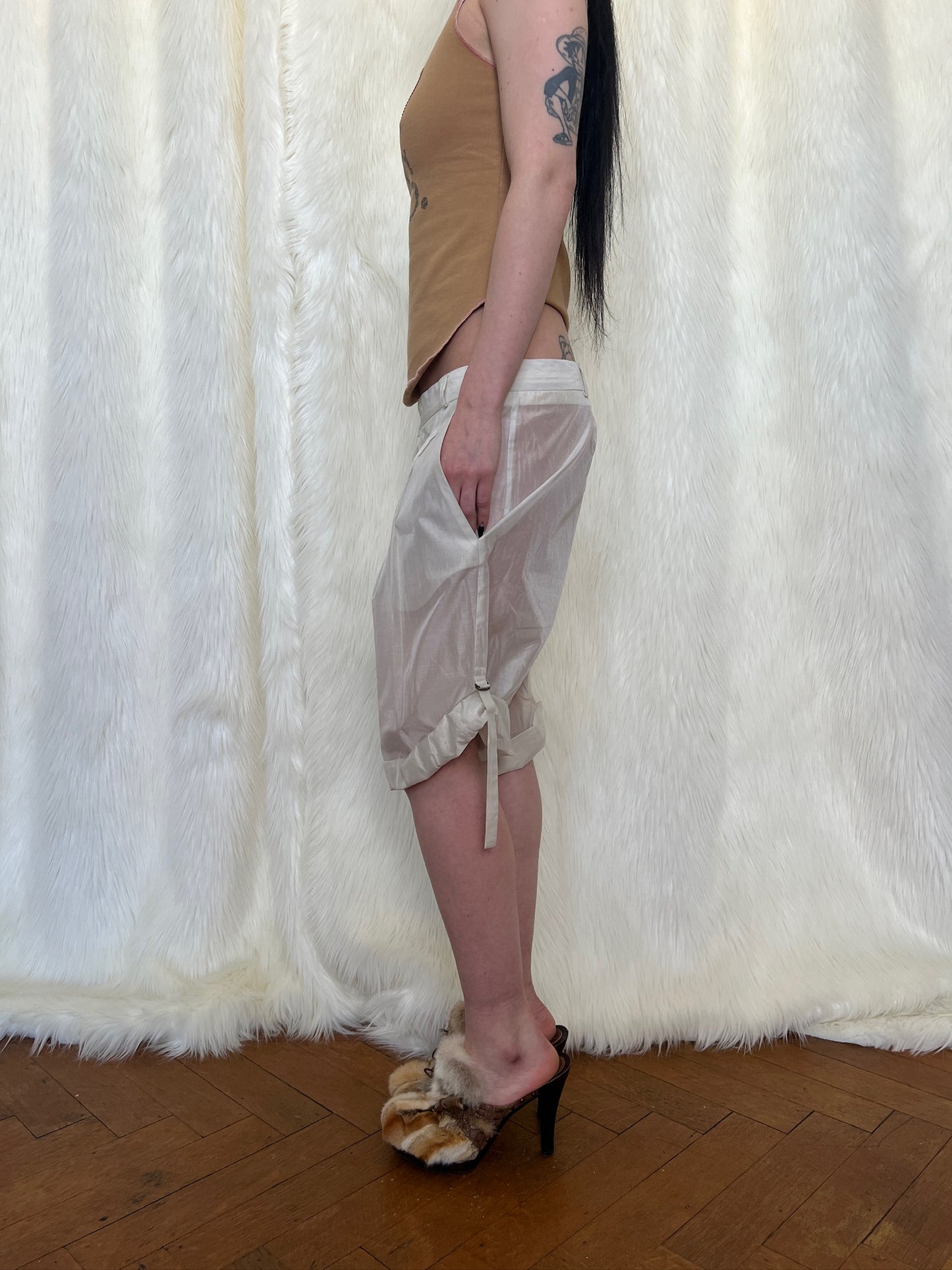 AF VANDEVORST SS2014 ZAND SHORTS