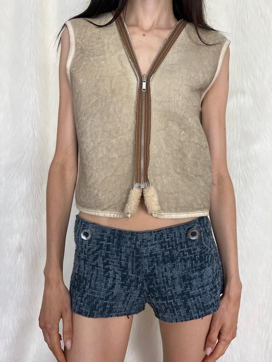 MAISON MARTIN MARGIELA F/W1999 SHEARLING VEST