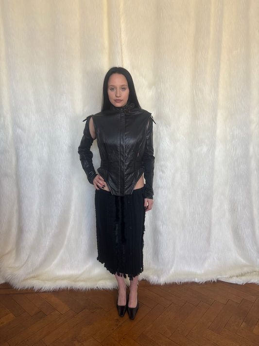 JOHN RICHMOND 80'S LEDEREN JAS