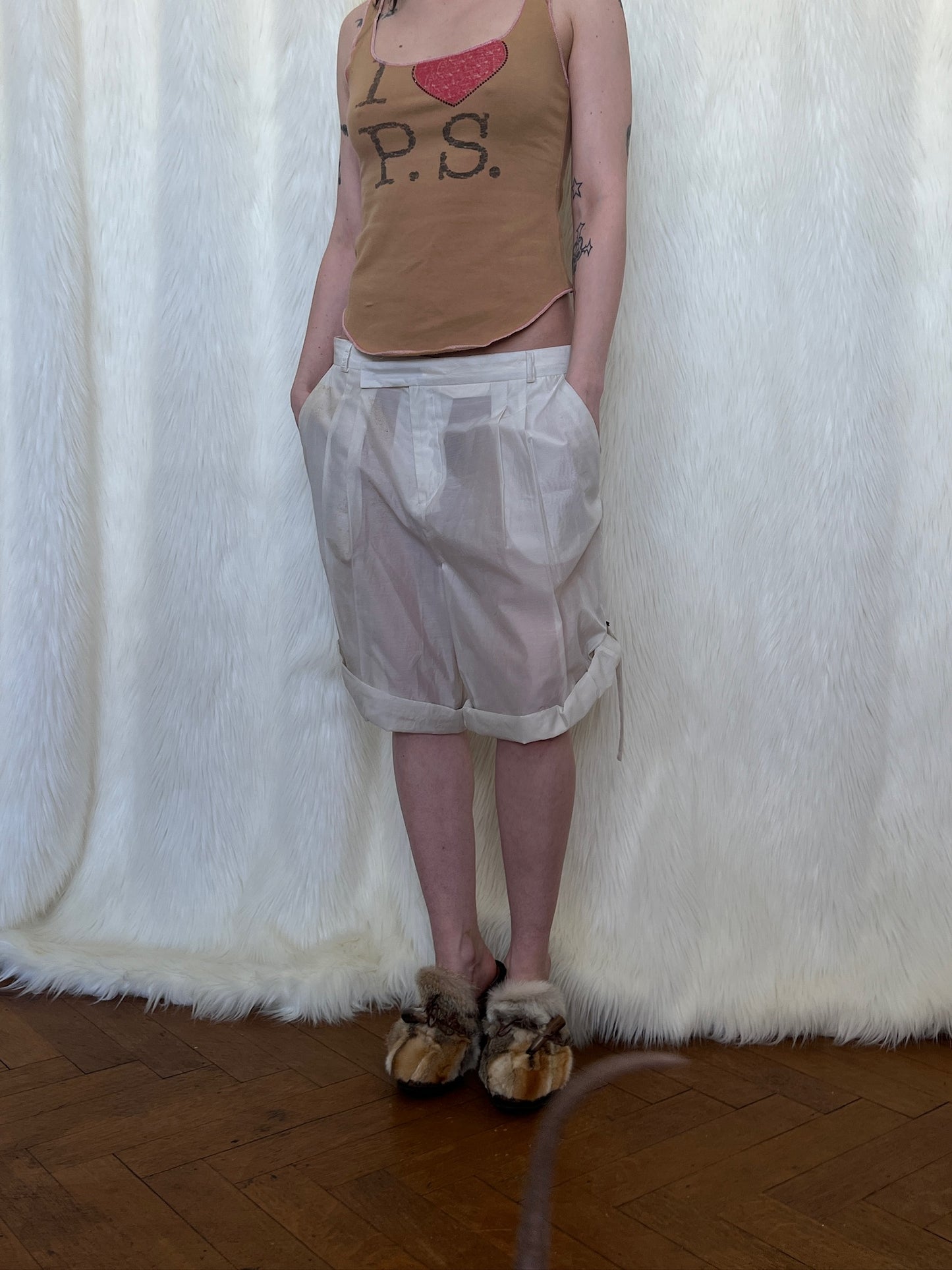 AF VANDEVORST SS2014 ZAND SHORTS