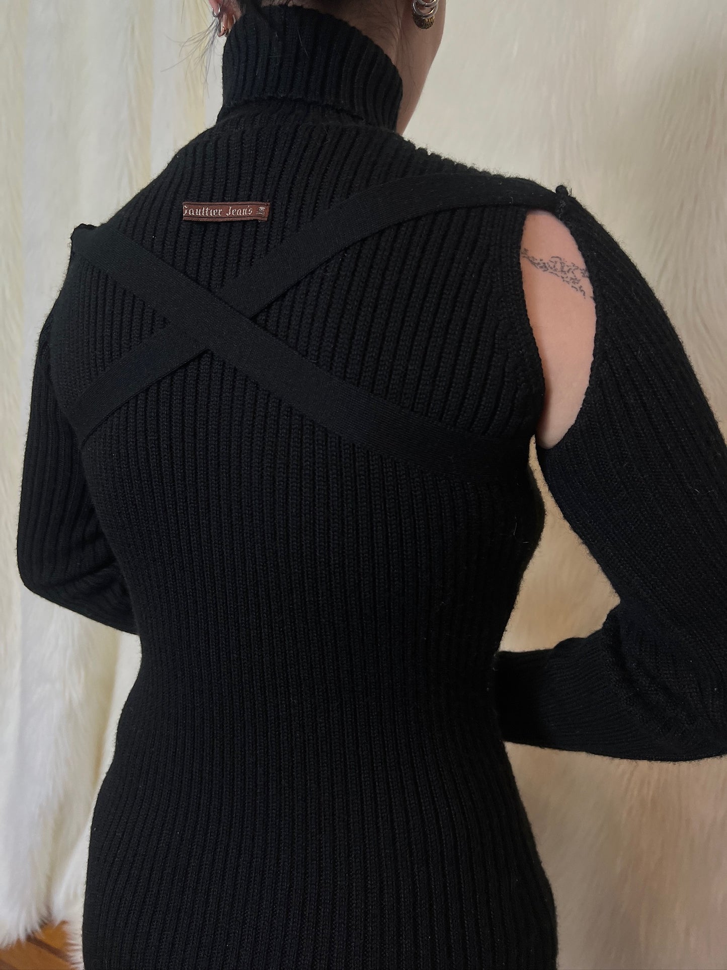 JEAN PAUL GAULTIER DETACHABLE SLEEVES DRESS