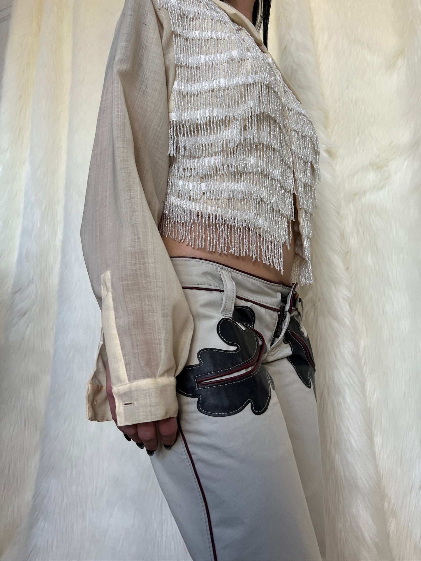 CALUGI E GIANELLI EMBELLISHED SHIRT