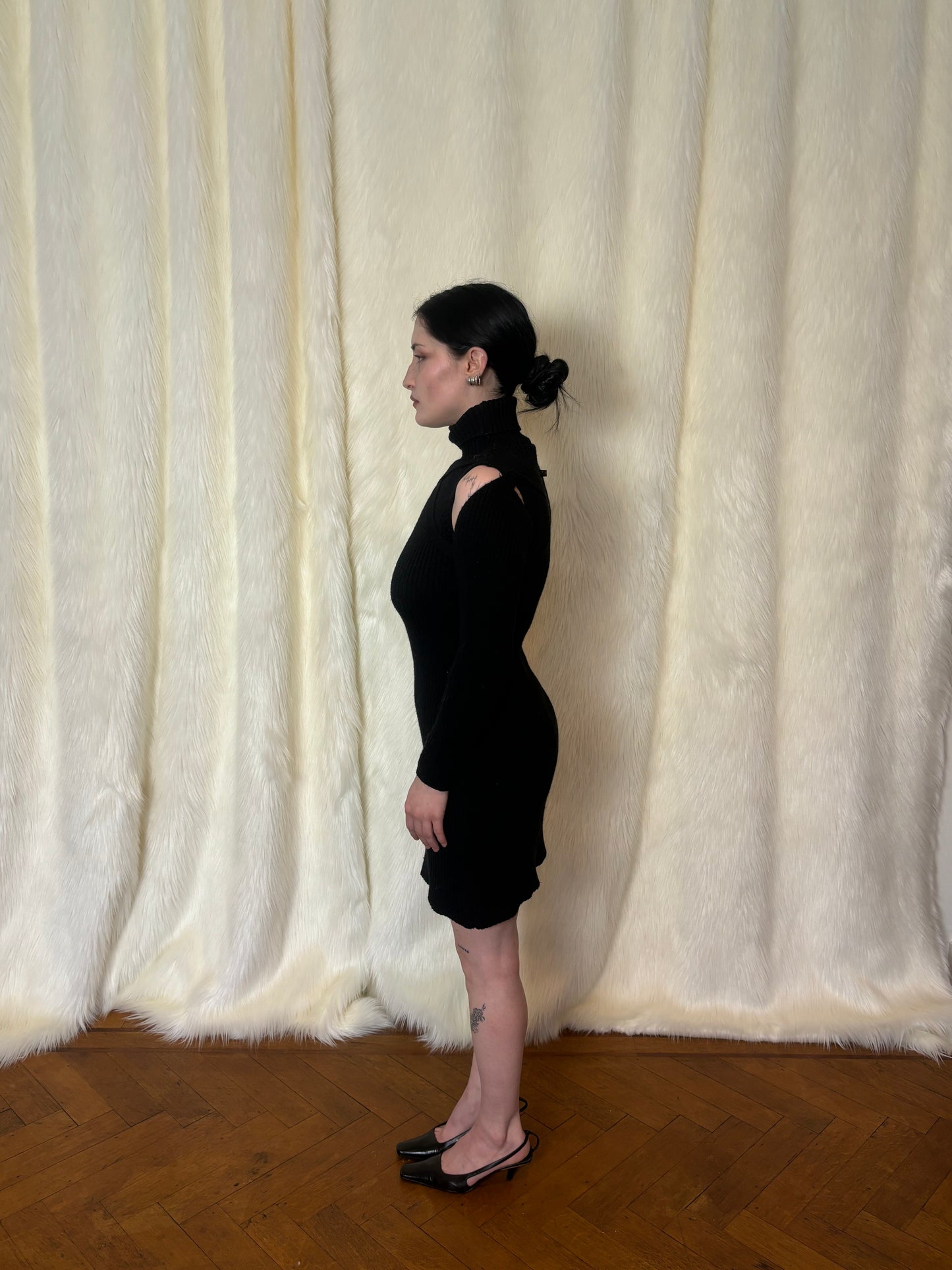 JEAN PAUL GAULTIER DETACHABLE SLEEVES DRESS