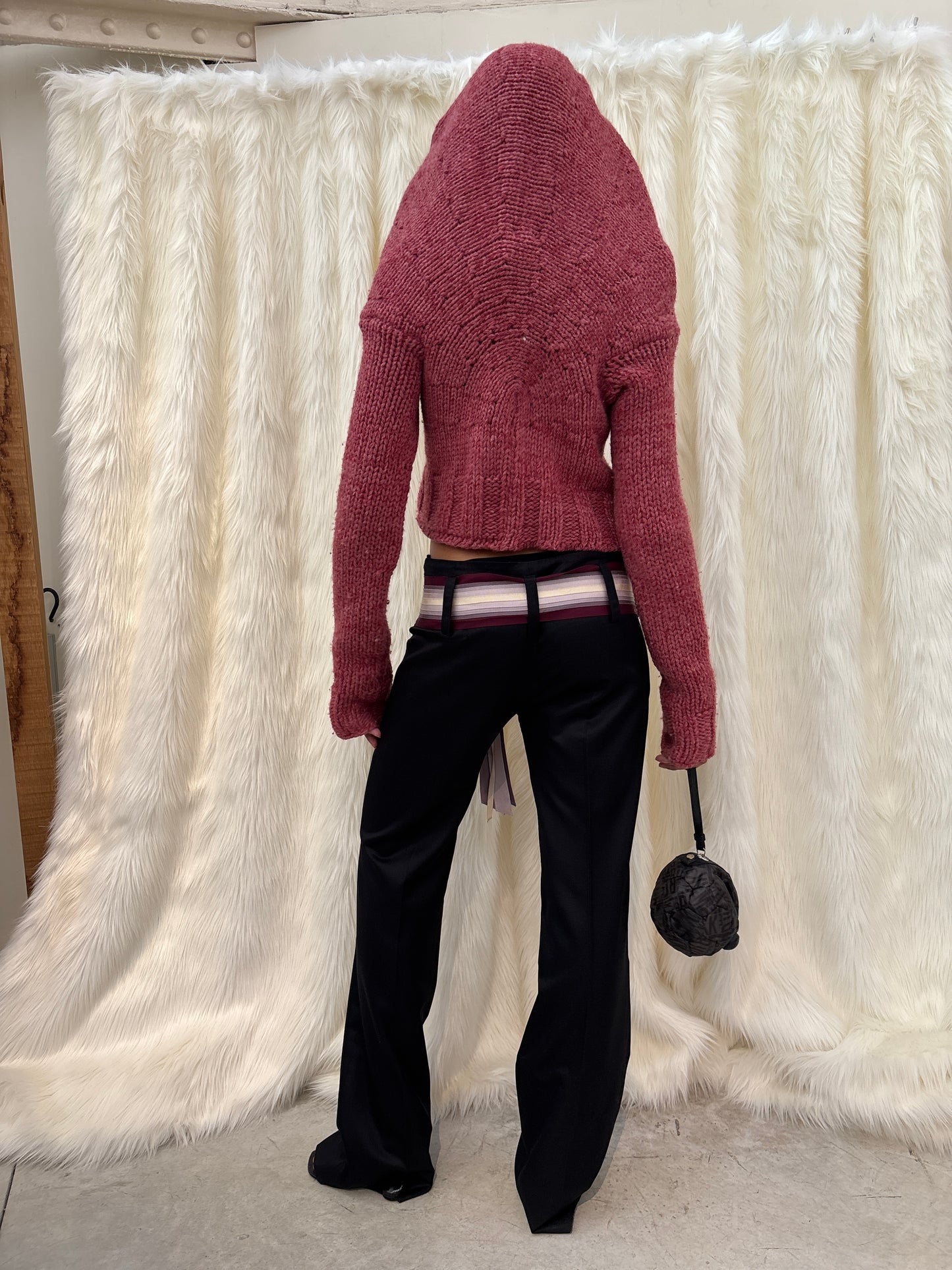 DRIES VAN NOTEN F/W2000 HOODED CARDIGAN