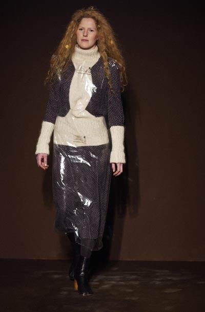 MARGIELA FW2002 POLKA DOT SKIRT