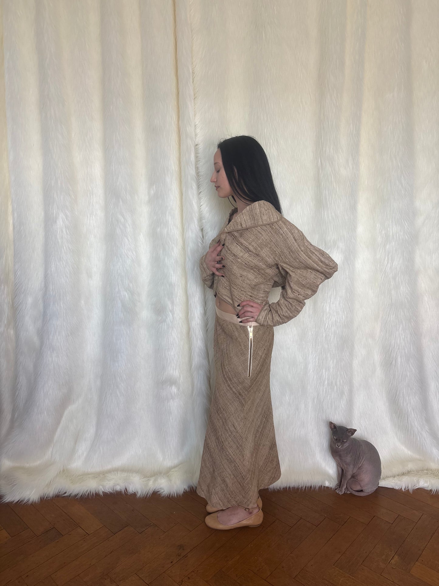 CHLOÉ SS2001 ZIJDEN SET