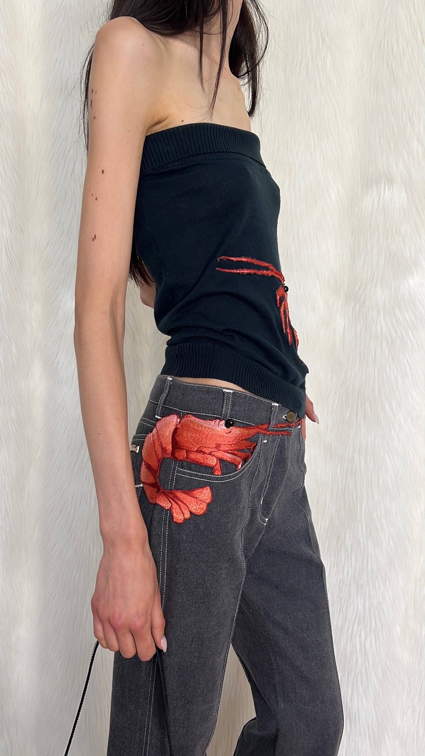 CHLOÉ 2001 SHRIMP TUBE TOP