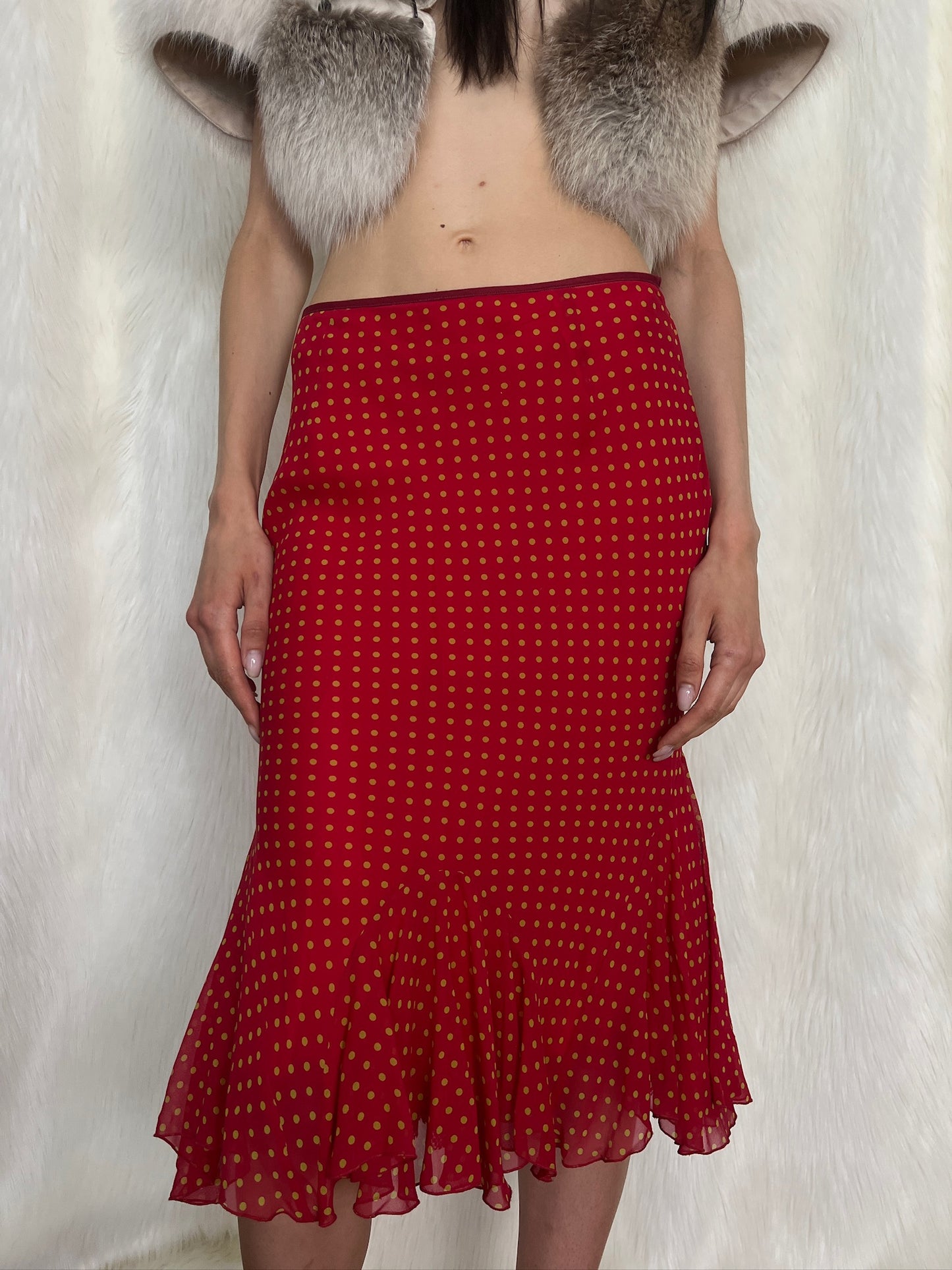 PAUL SMITH F/W2005 SILK SKIRT