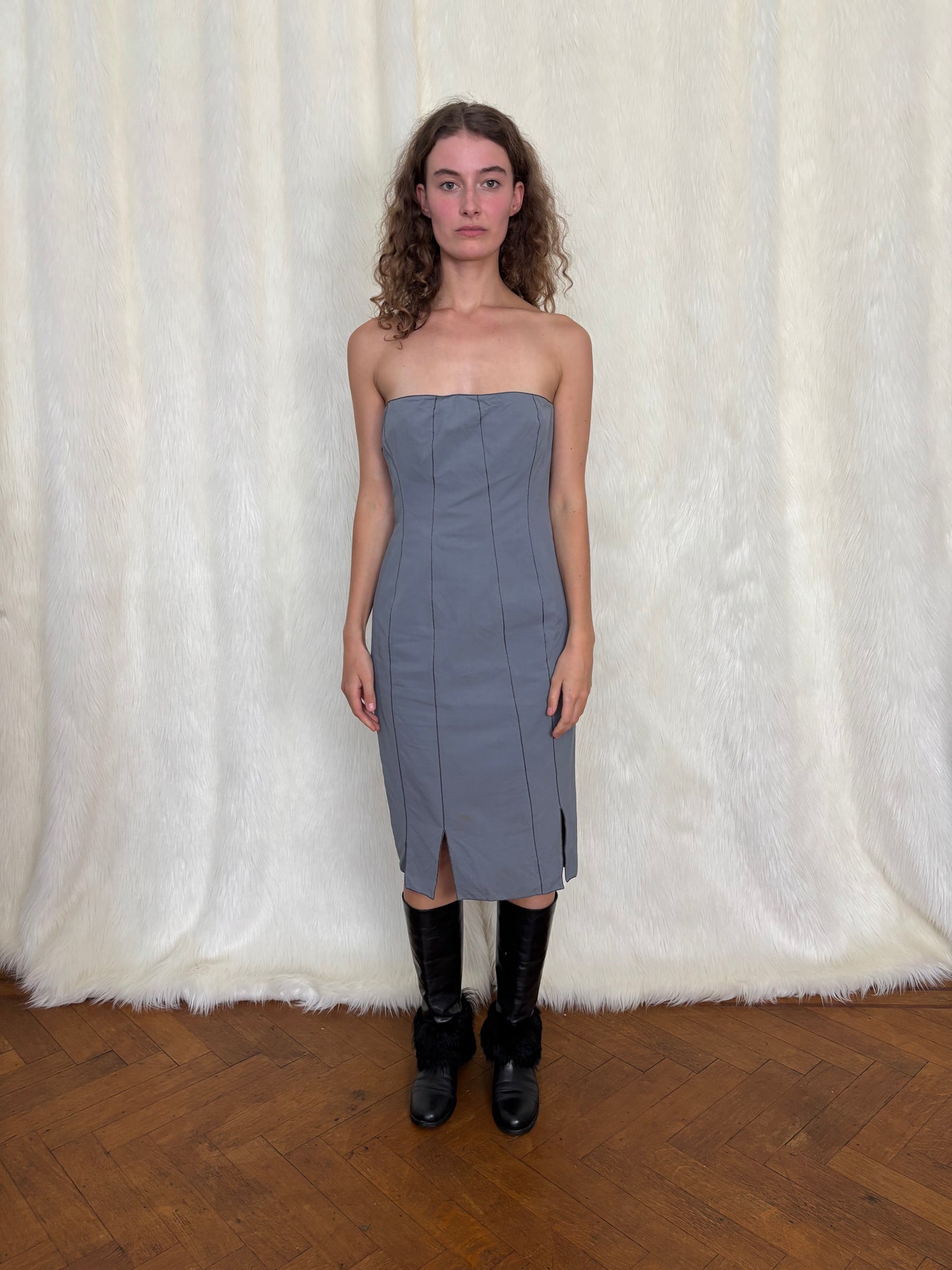 PRADA STRAPLESS DRESS