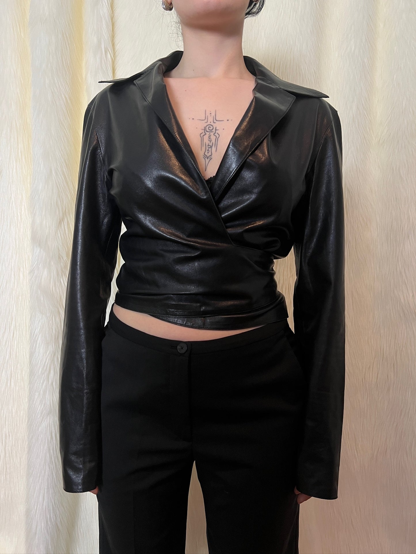 Gucci Tom Ford leather jacket