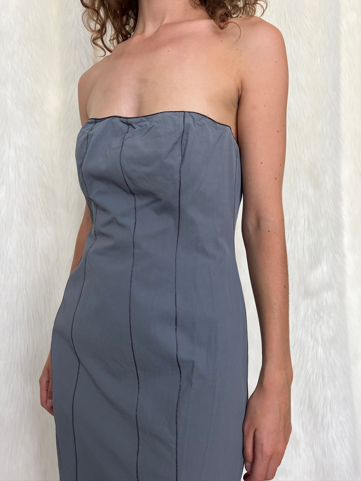 PRADA STRAPLESS DRESS