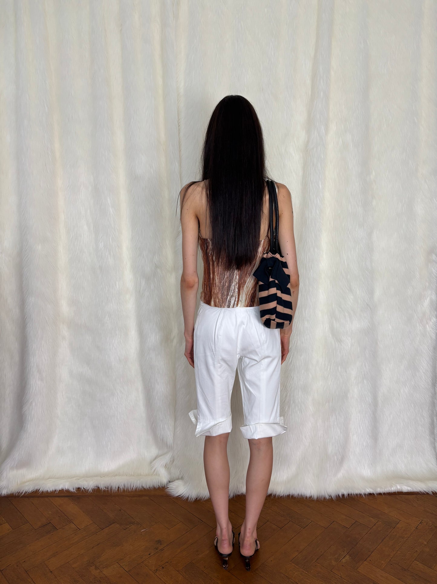ALEXANDER MCQUEEN S/S2003 CAPRI SHORTS